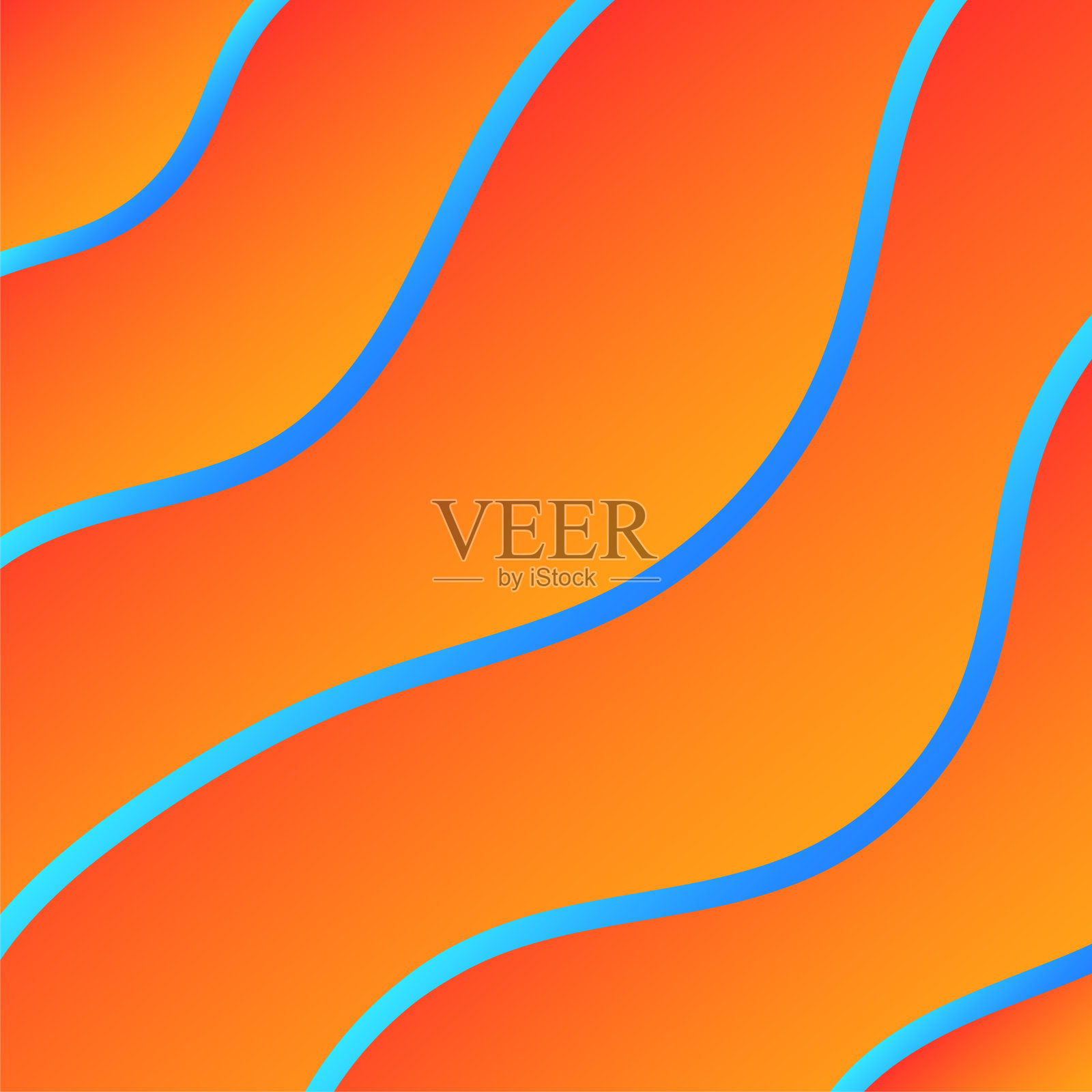 优雅的波形背景插画图片素材