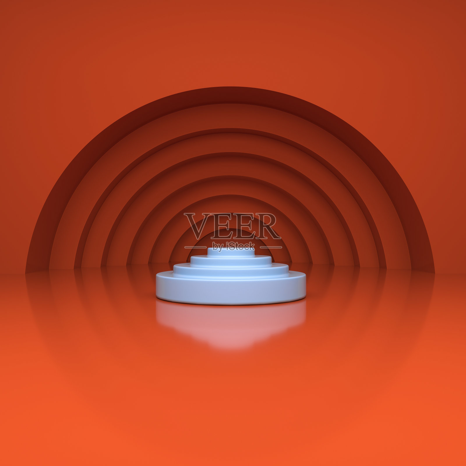 橙色文摘讲台照片摄影图片