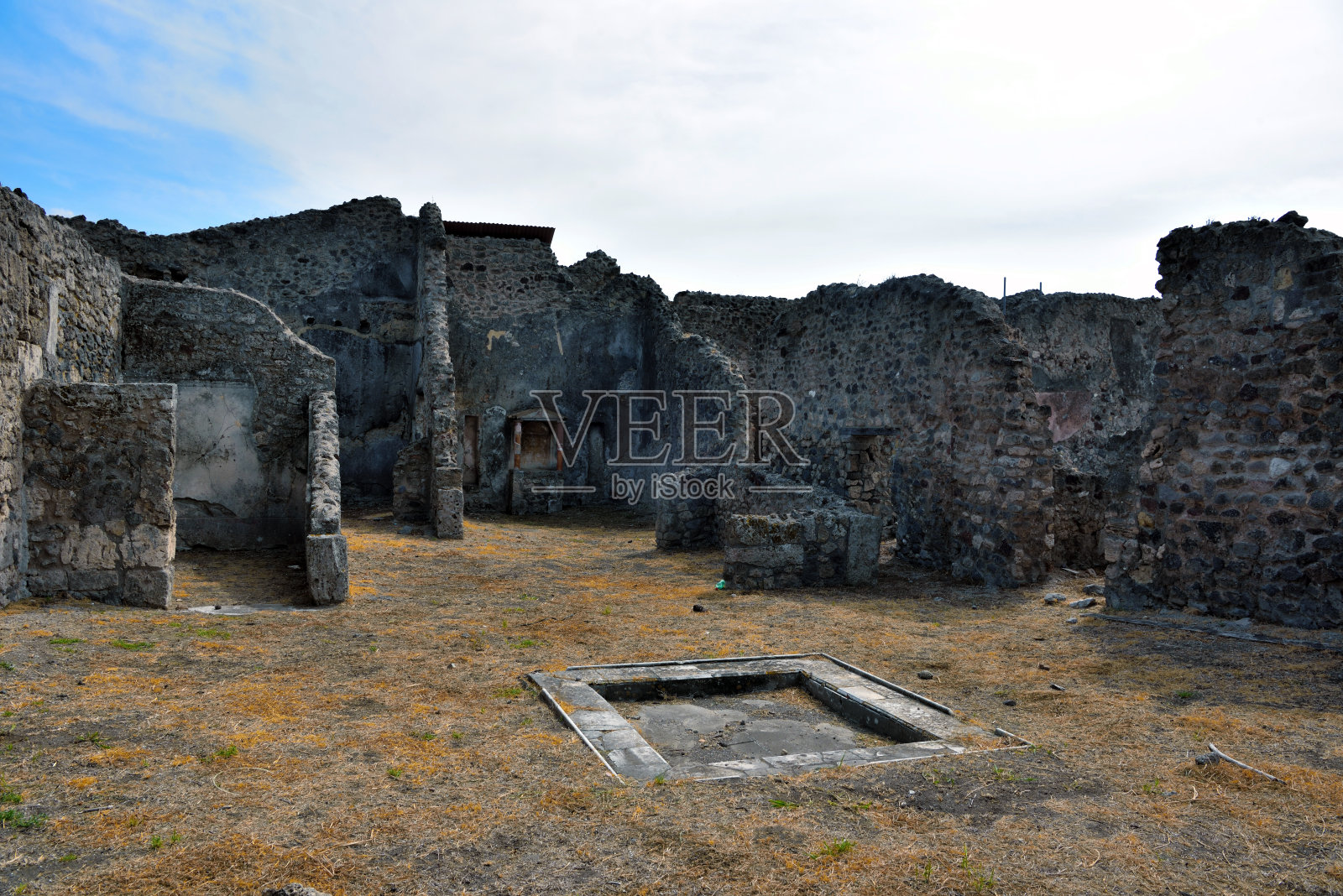意大利庞贝古城遗址照片摄影图片
