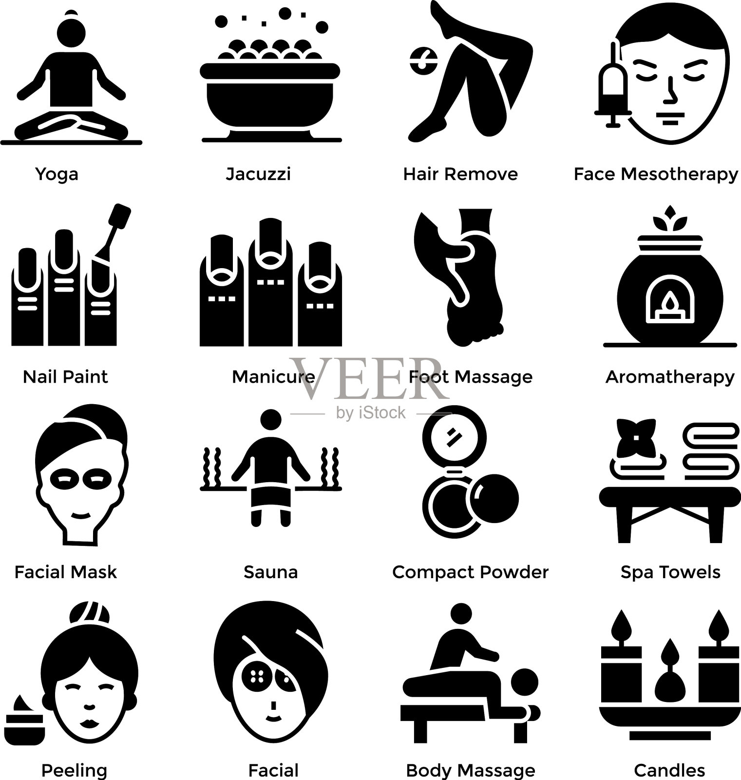 沙龙服务图标图标素材