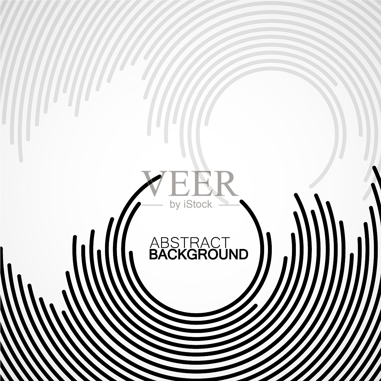 用线条抽象背景圆插画图片素材