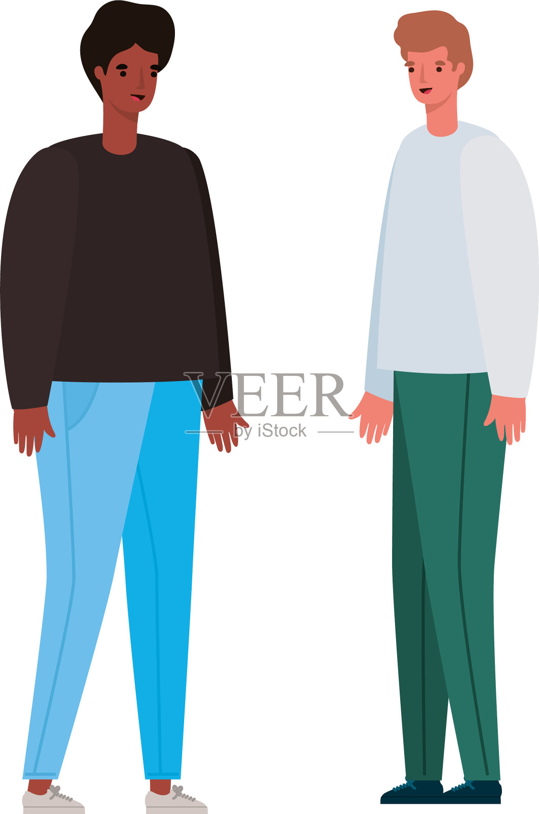 男性头像卡通设计插画图片素材