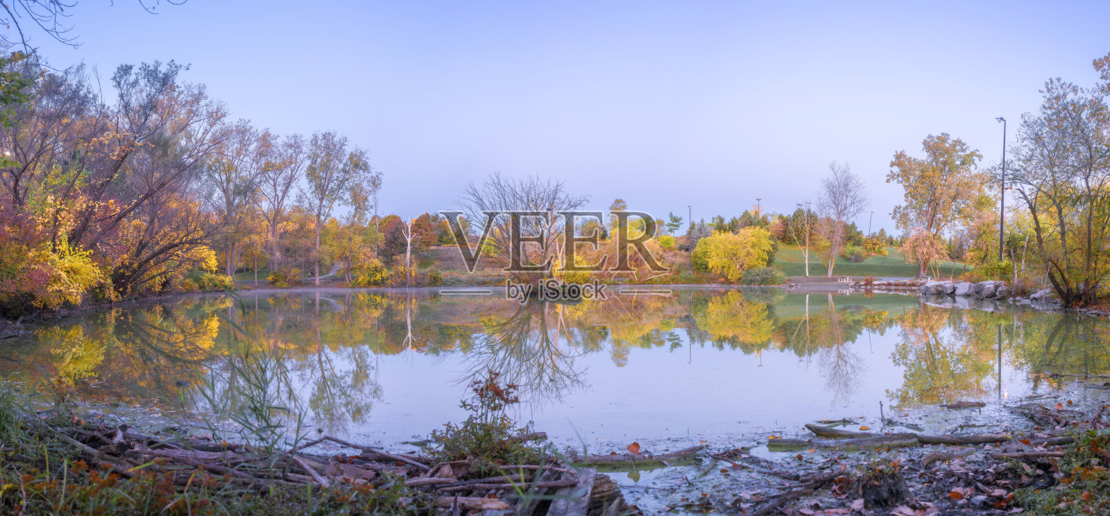 马尔登公园-秋天的景象照片摄影图片