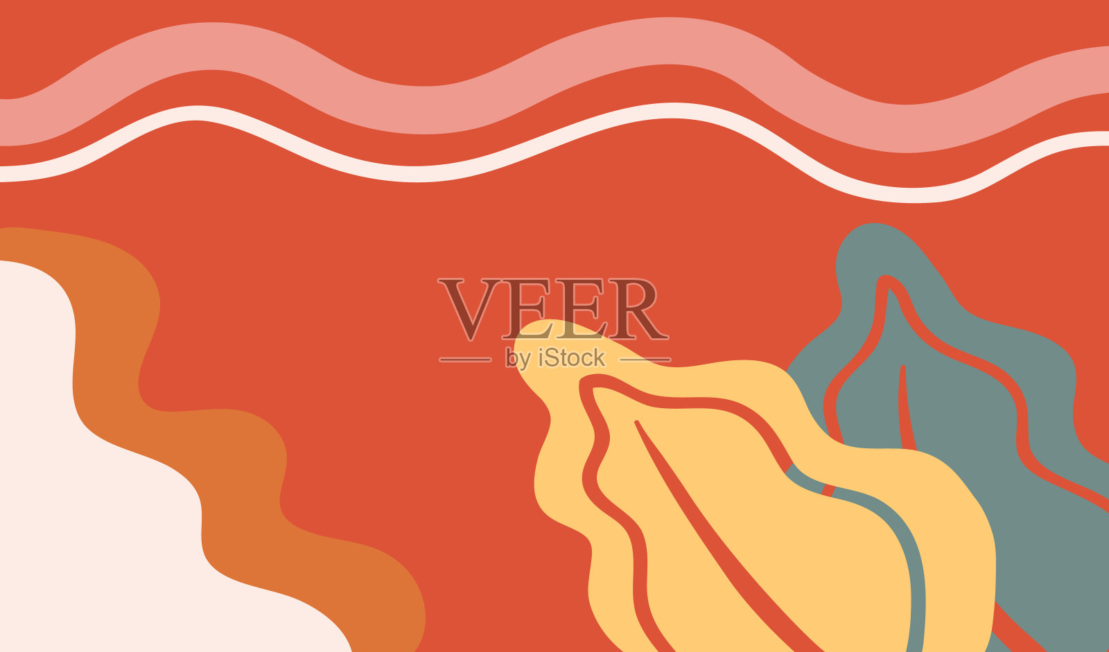 抽象形状几何物体的艺术背景，可用于装饰图片的墙壁，广告，印刷和封面书籍插画图片素材