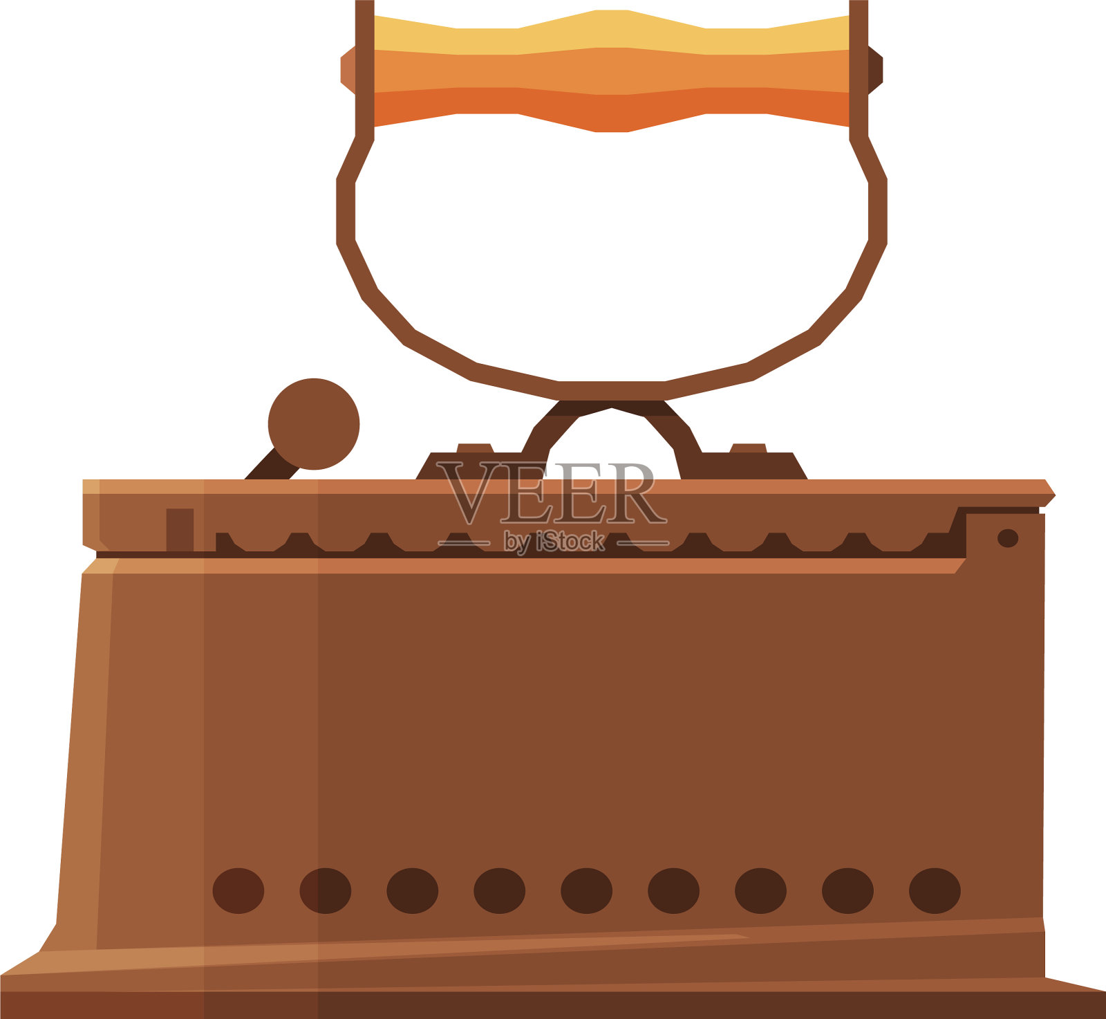 旧熨斗，家用电器，旧熨斗设计元素图片