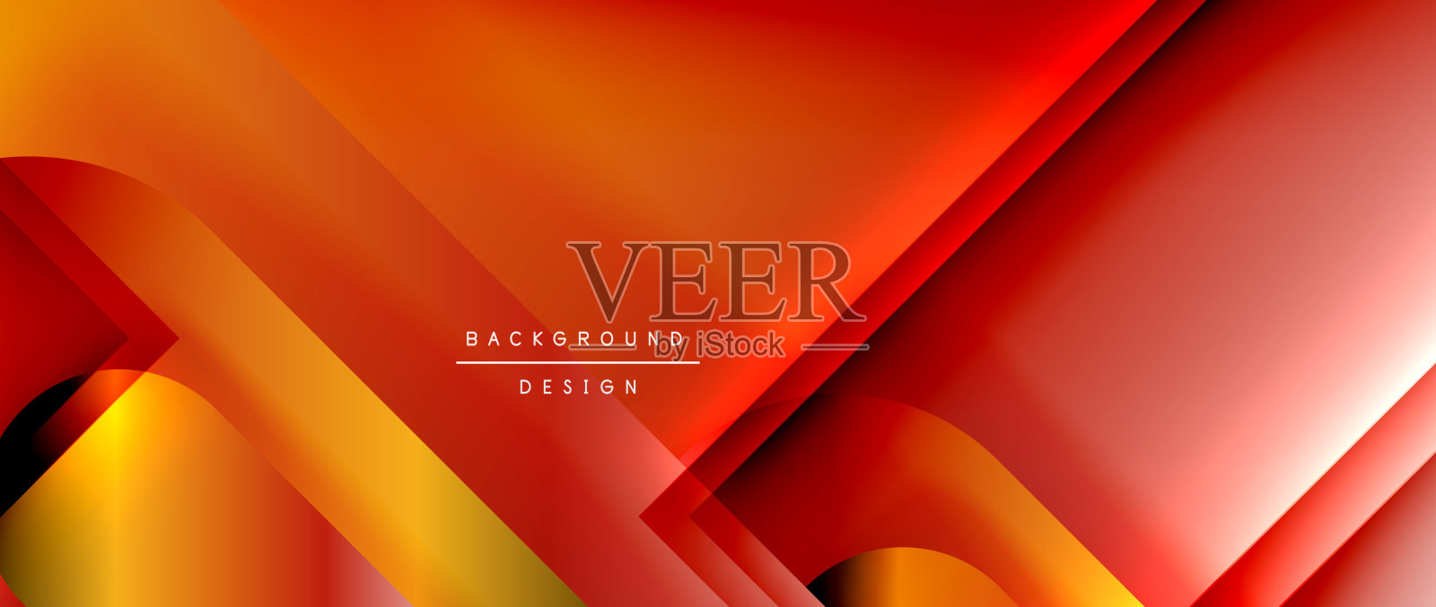 向量几何抽象背景与线条和现代形式。带有抽象圆形形状和阴影和光效果的流体梯度插画图片素材