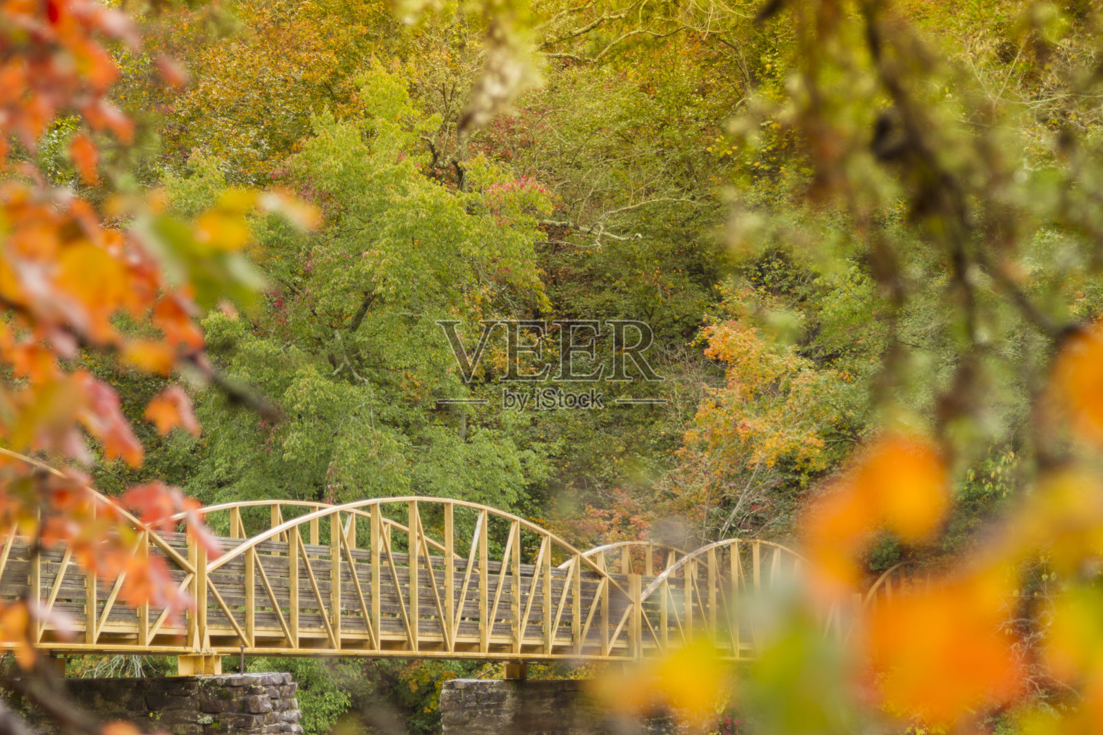 美国阿拉巴马州阿尔伯特维尔高瀑公园瀑布休闲区照片摄影图片
