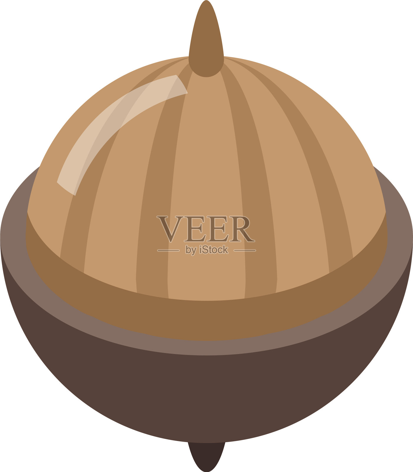 橡子图标等距样式插画图片素材