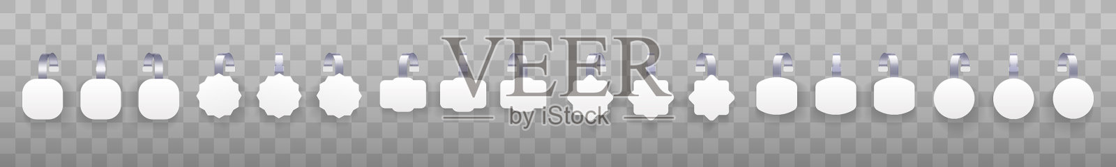 3 d白色梅花头插画图片素材