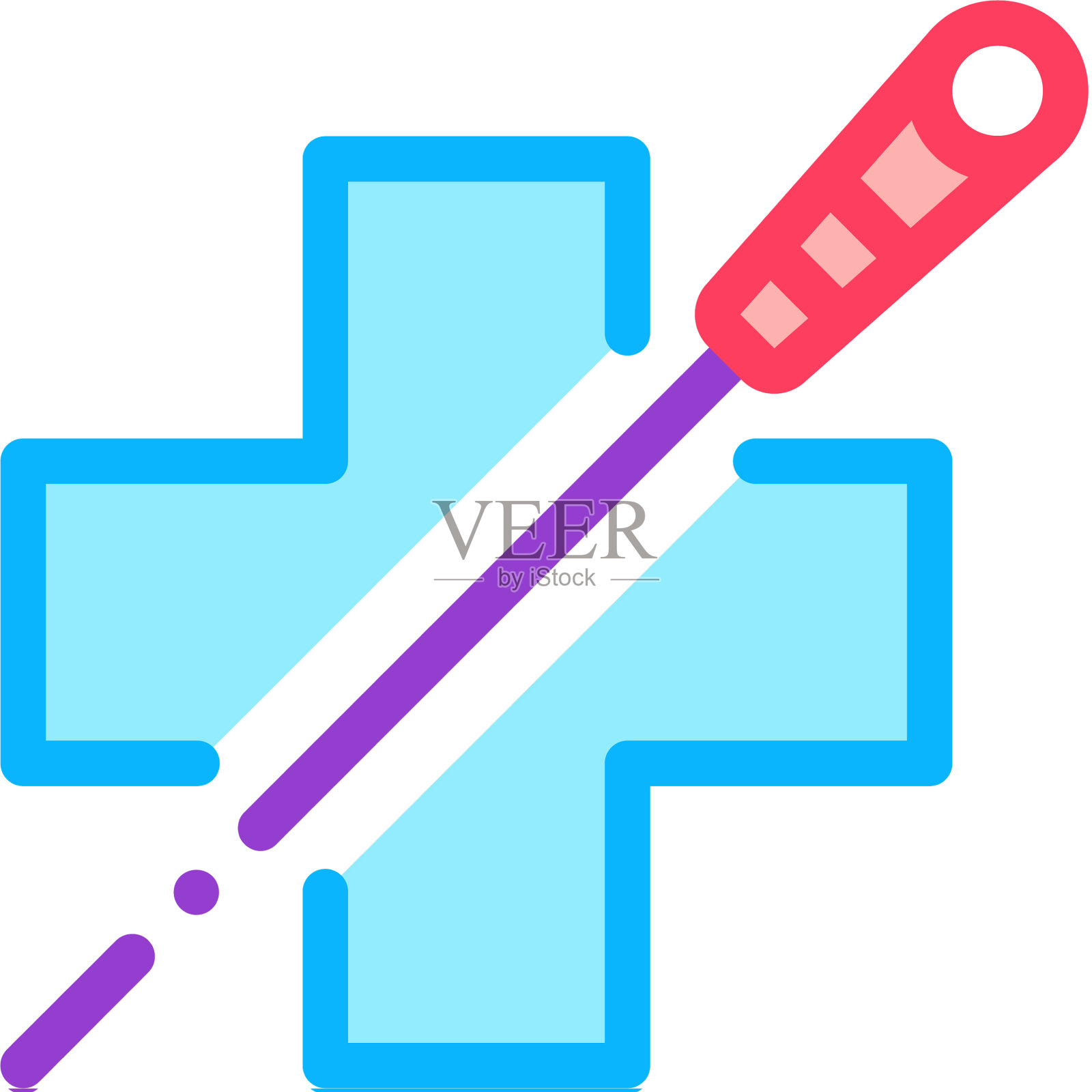 医疗福利针灸图标图标素材