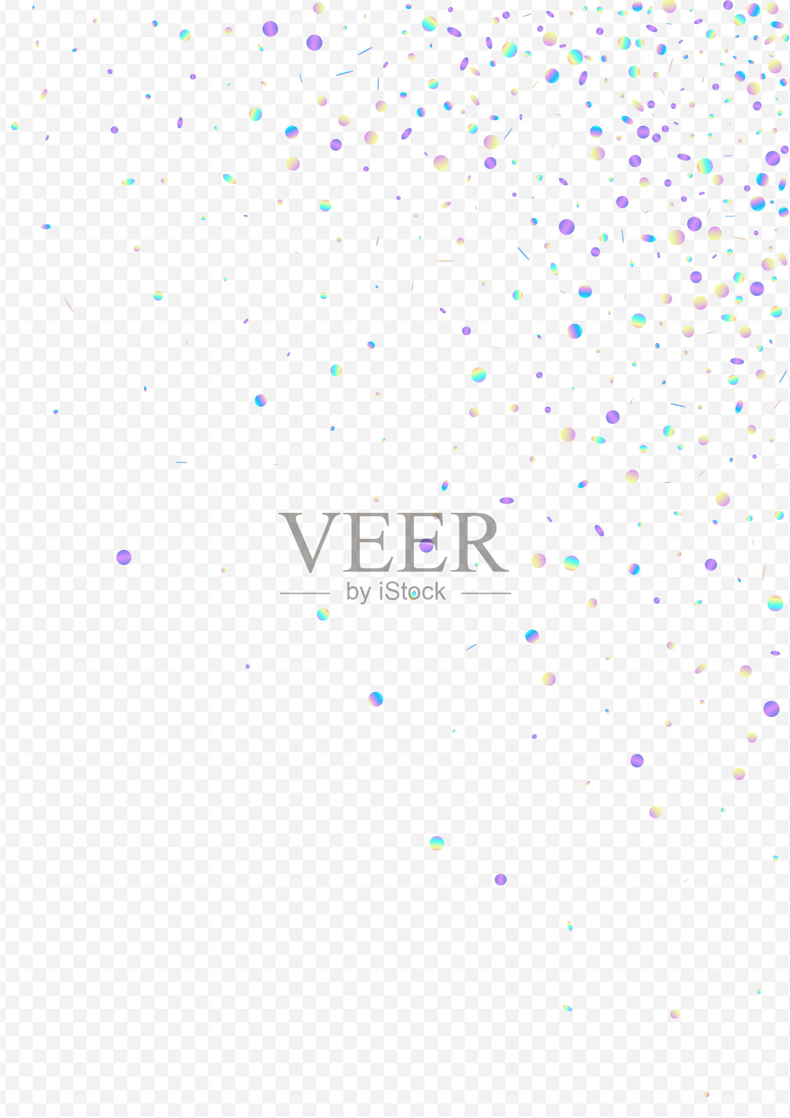 梯度纸屑透明透明插画图片素材