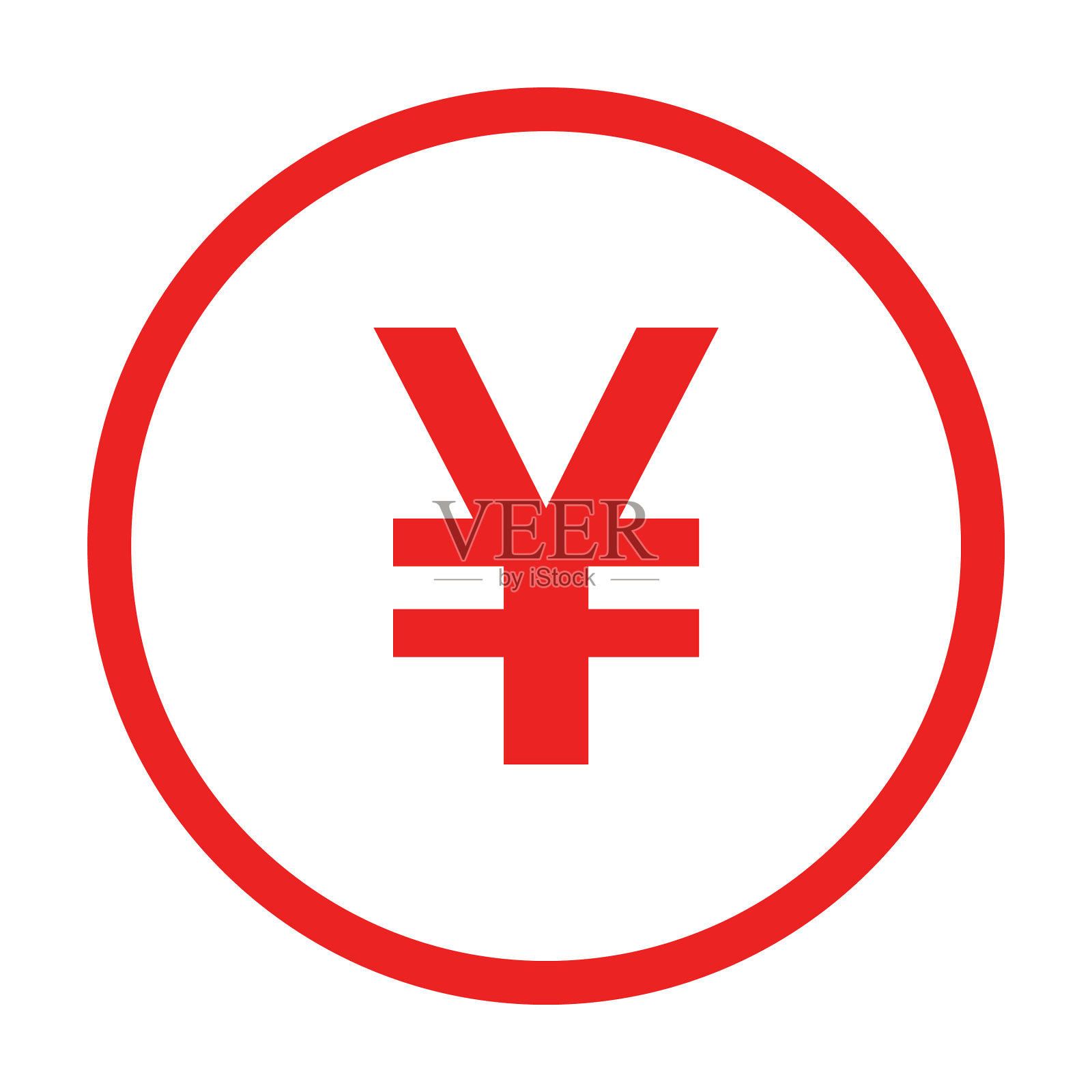 日元和圆图标素材