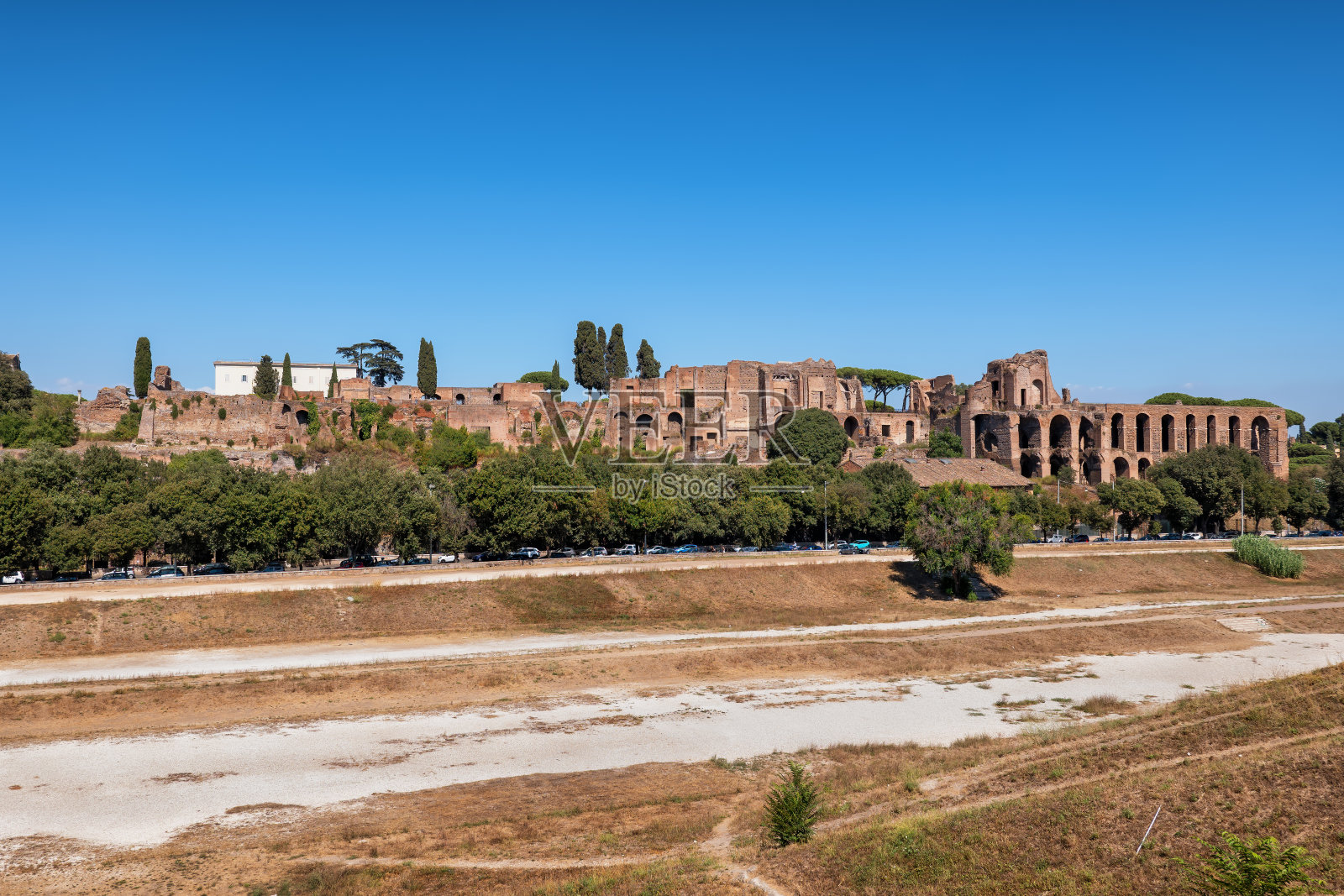 罗马的马克西姆斯马戏团和帕拉廷山照片摄影图片