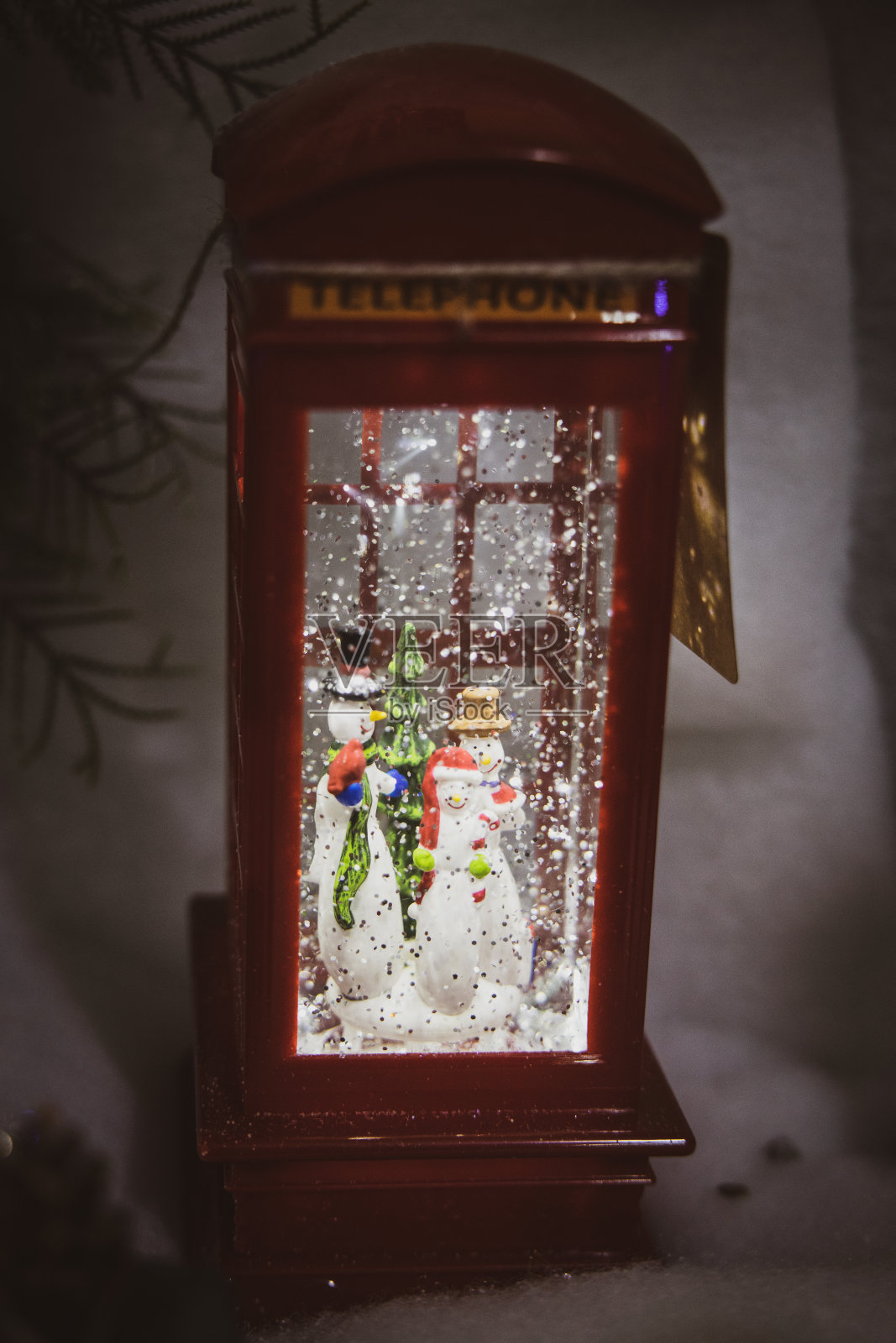 接近惊人的圣诞玩具/装饰照片摄影图片