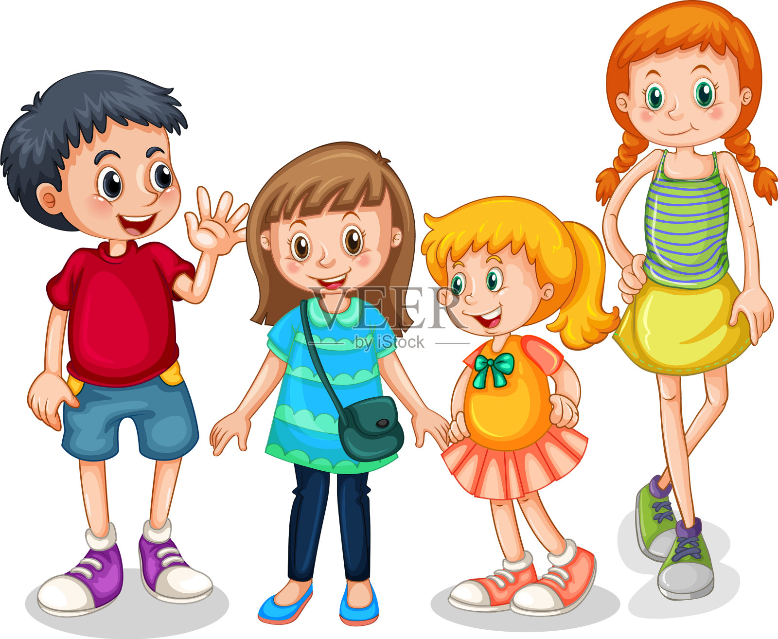 组儿童设计元素图片