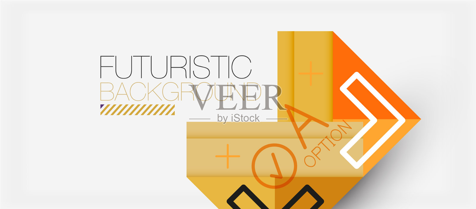 抽象背景几何业务插画图片素材