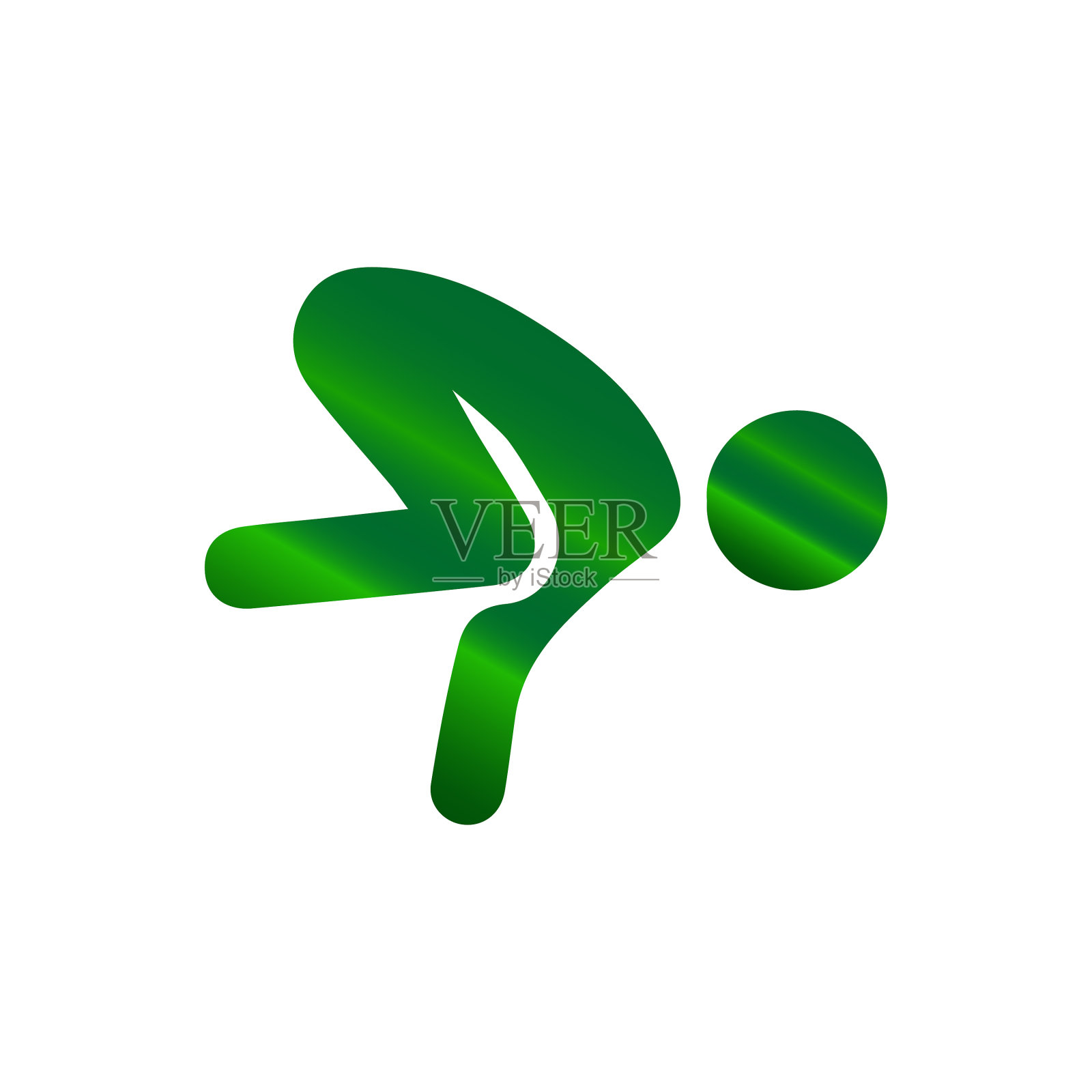 乌鸦姿势瑜伽图标平面图形在白色设计元素图片