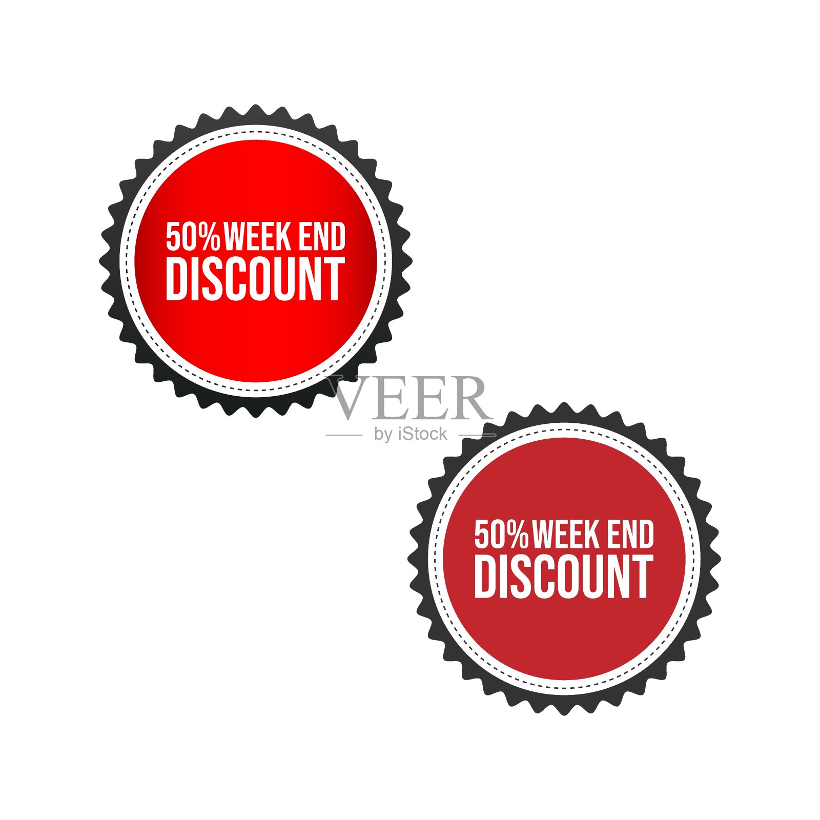 销售标签标签模板50折扣标签矢量图像设计模板素材