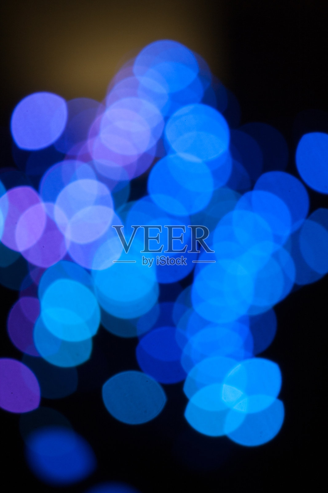 蓝色的散景照片摄影图片