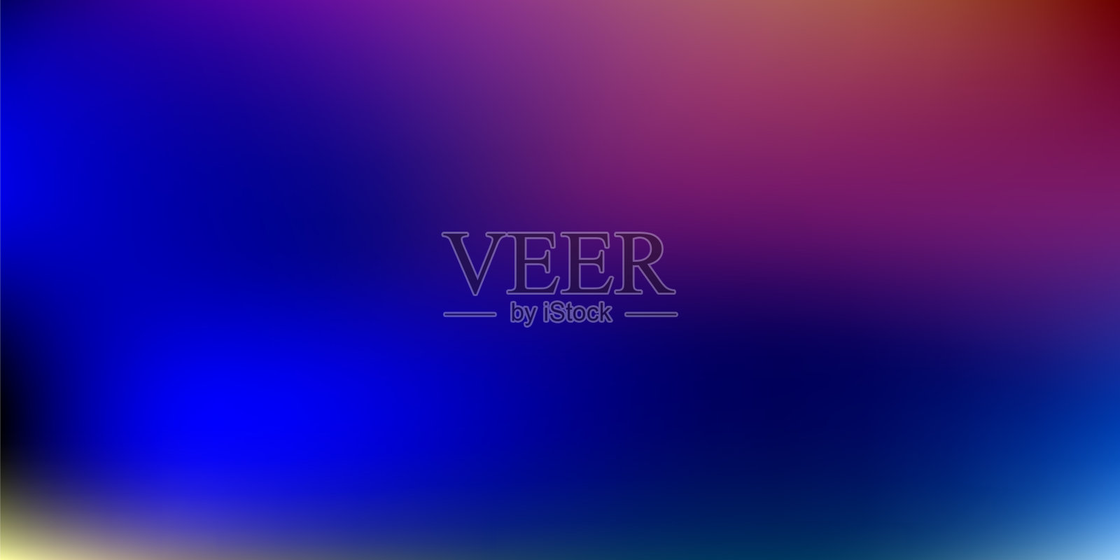 彩虹色的模糊梯度设计模板素材