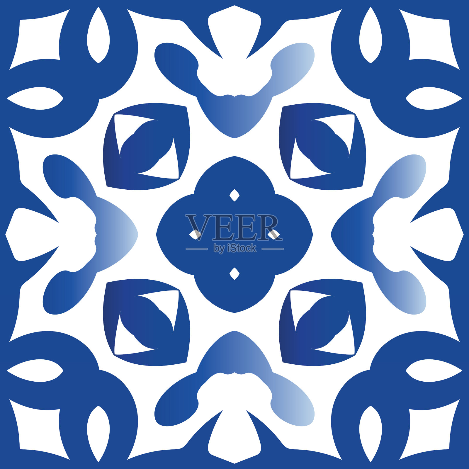 民族瓷砖中的民族色彩插画图片素材