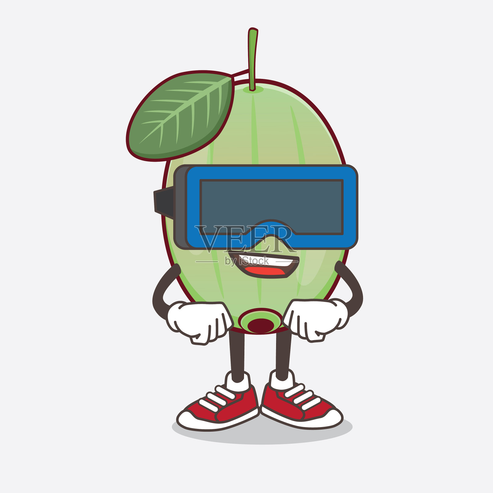 Ogeechee lime卡通吉祥物人物插画图片素材