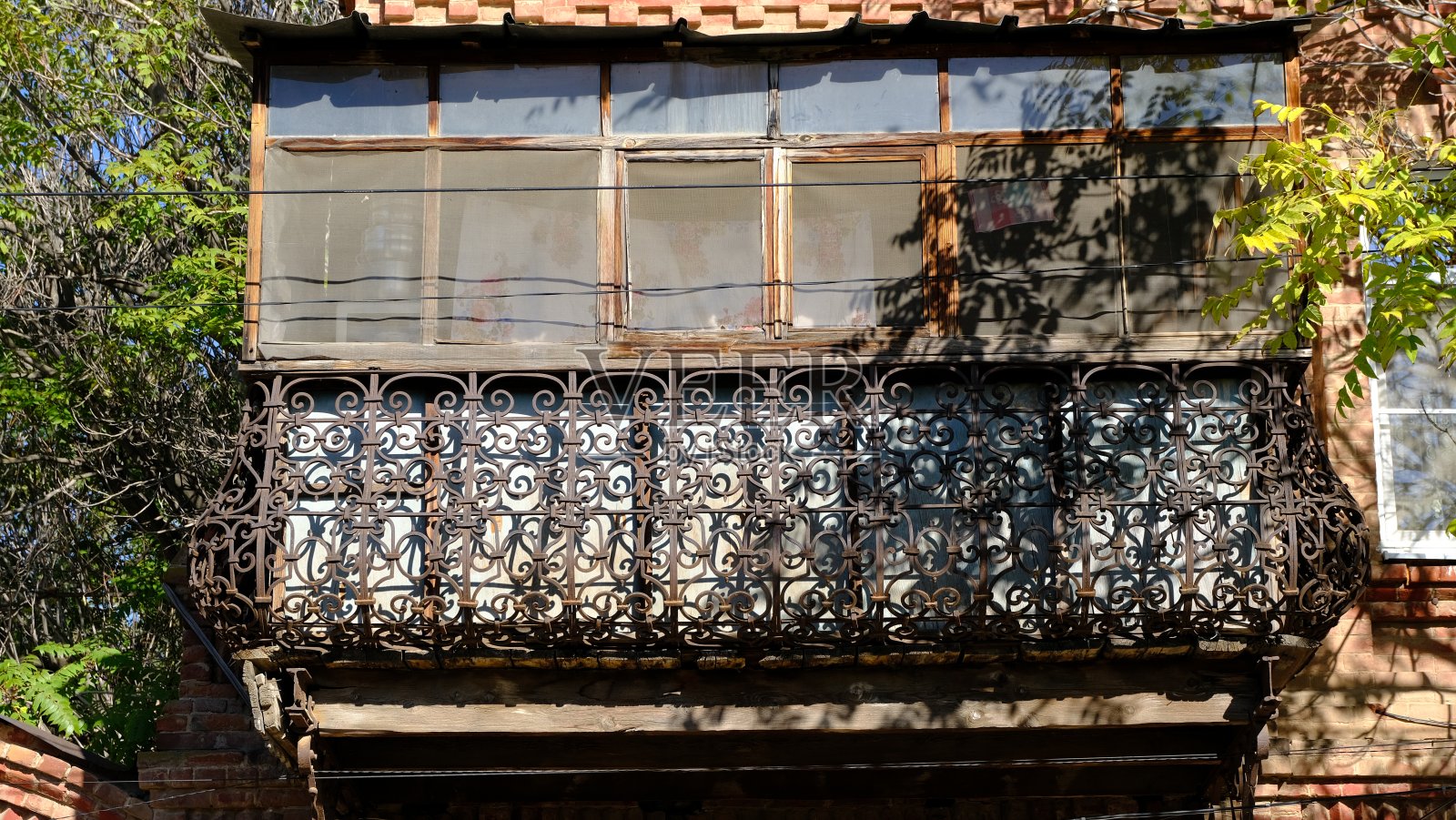 建筑立面的细节和元素。照片摄影图片