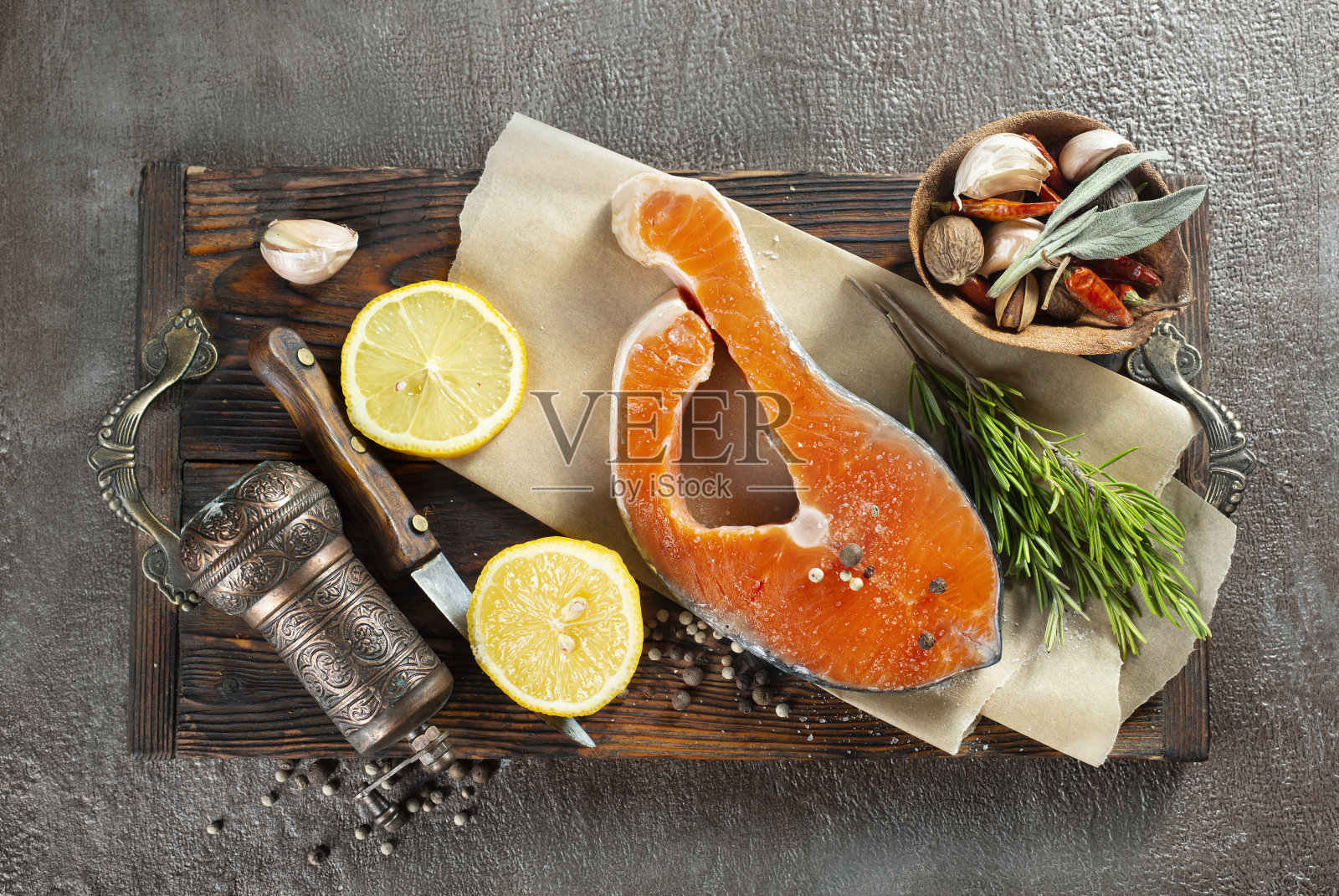 大马哈鱼照片摄影图片