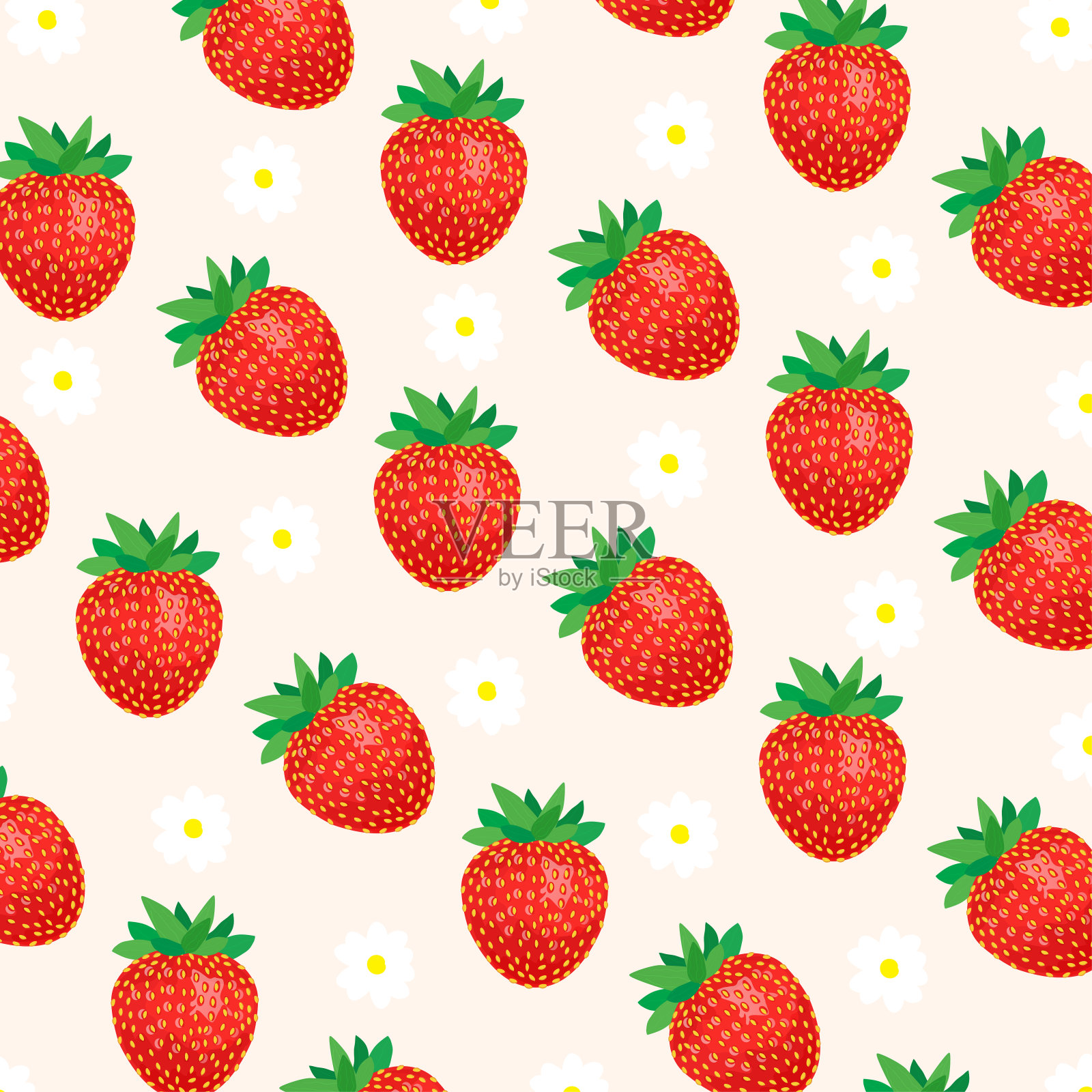 草莓向量插画图片素材