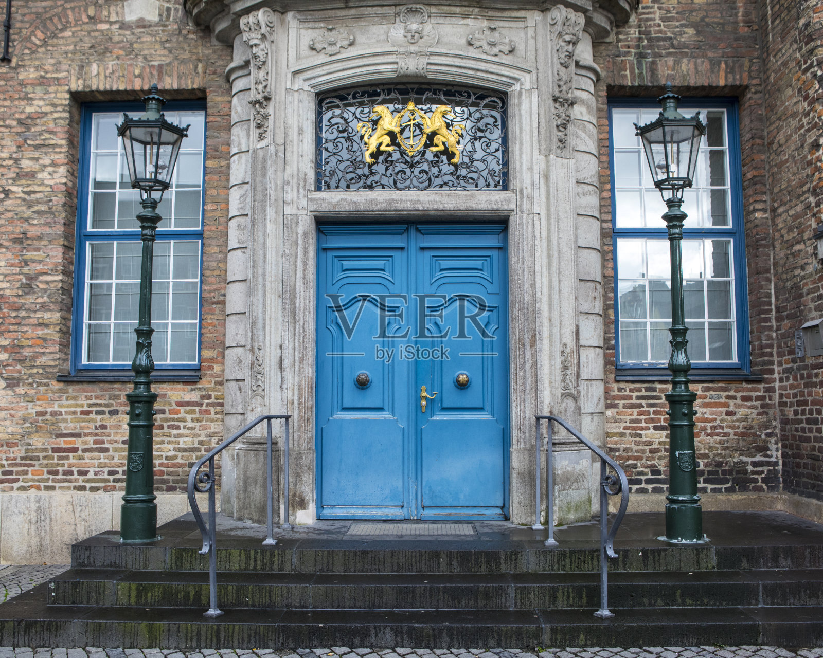 Altes Rathaus，或德国杜塞尔多夫的老市政厅照片摄影图片