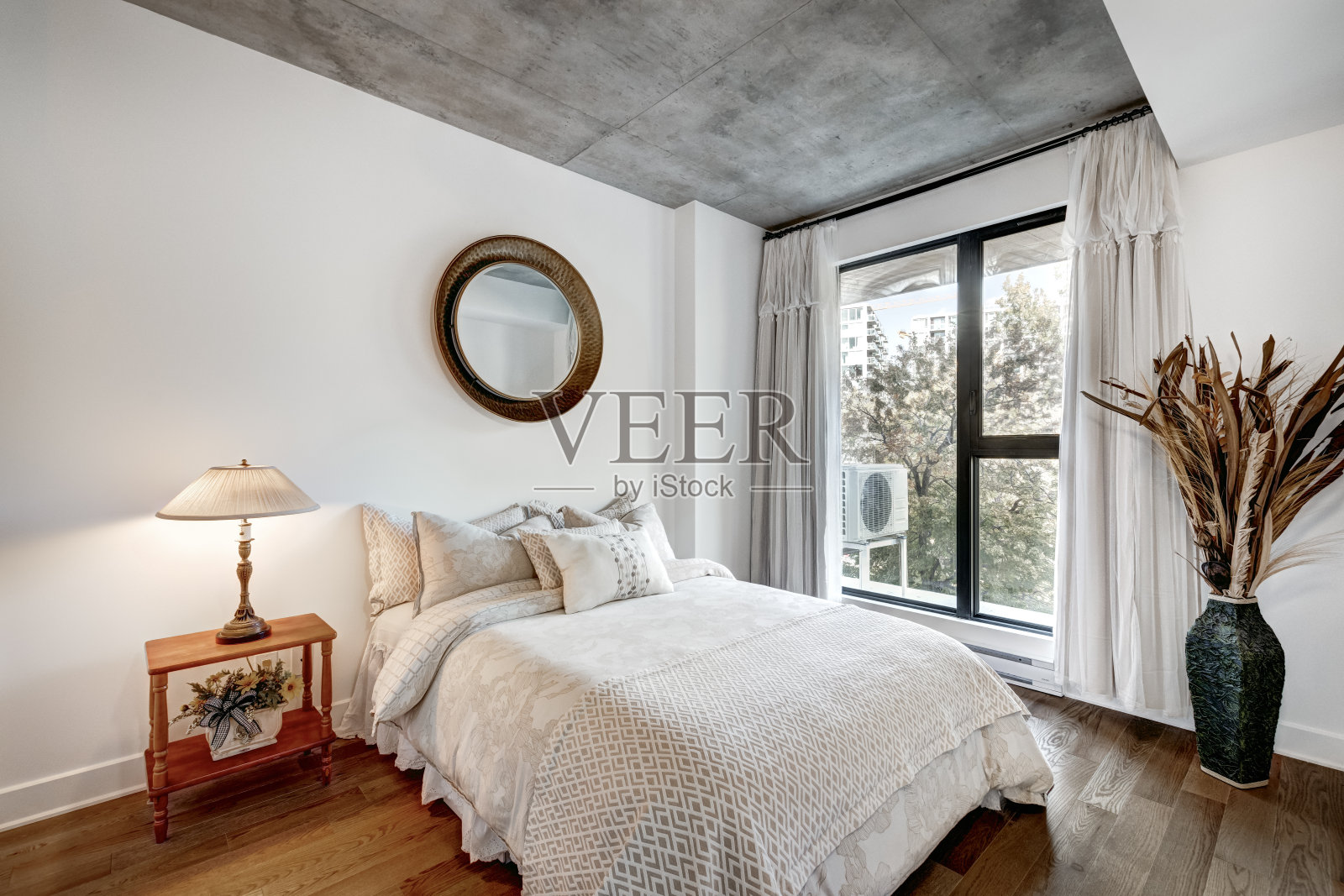 加拿大公寓在新的公寓大楼在格里芬镇，蒙特利尔地区照片摄影图片