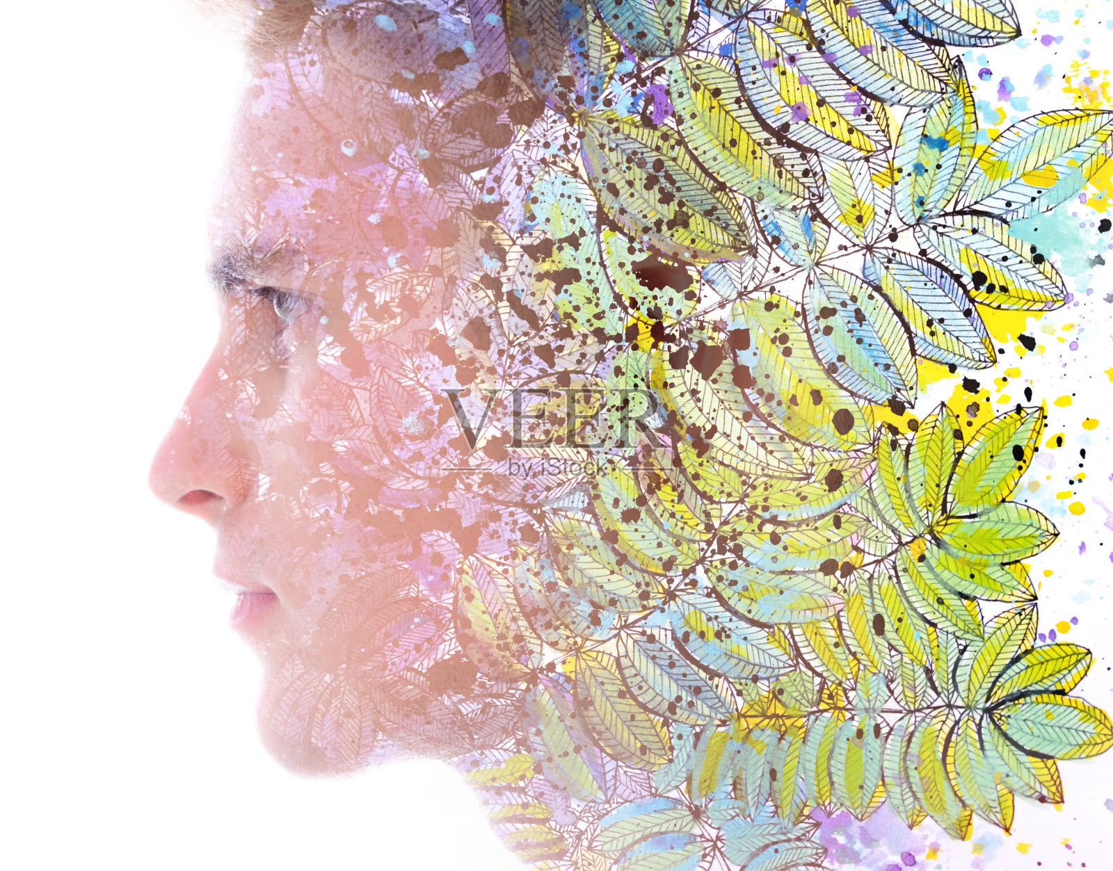 Paintography。肖像与绘画结合的肖像照片摄影图片