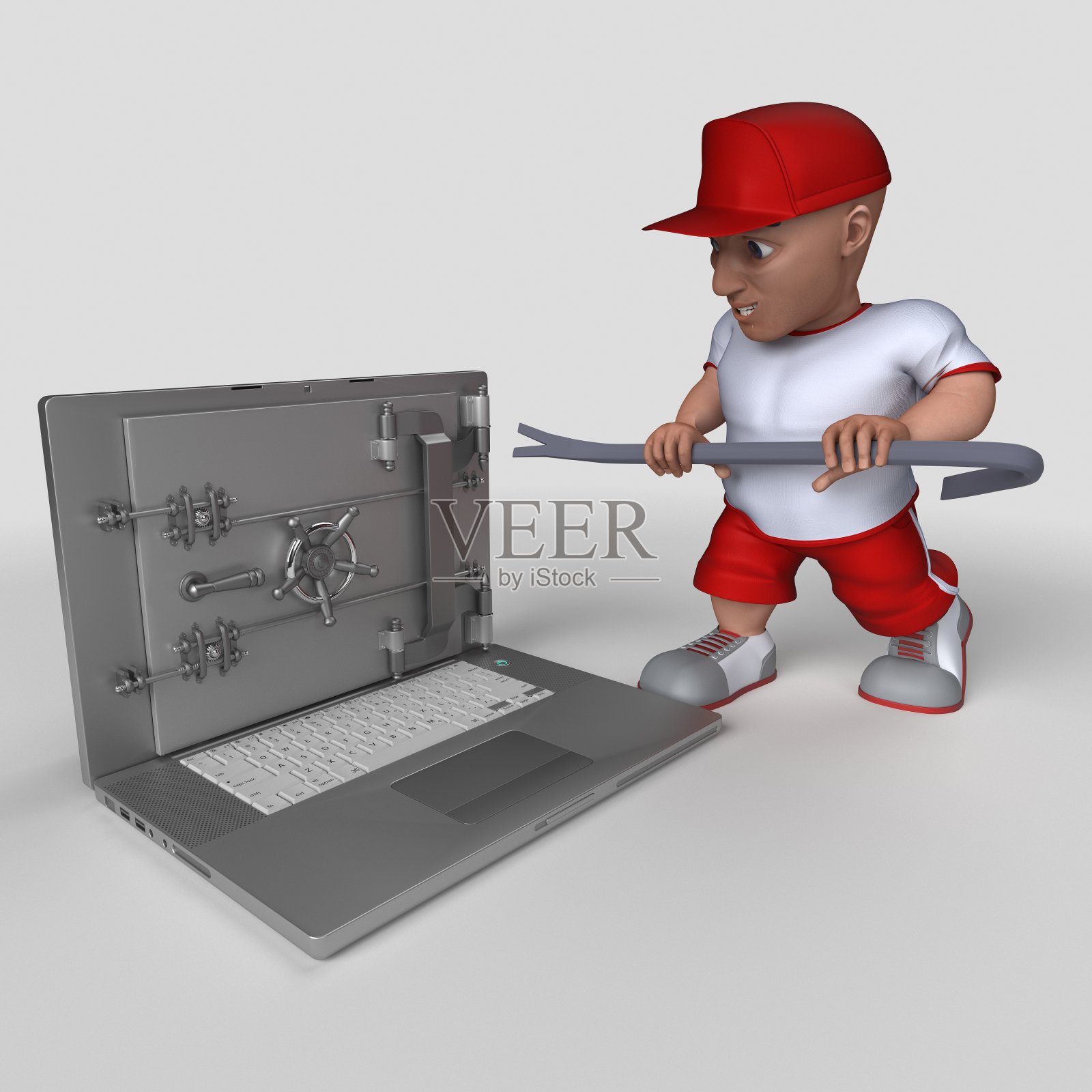 3D运动卡通人物照片摄影图片