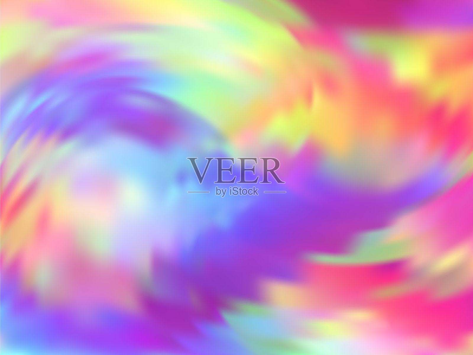 全息渐变霓虹灯插画图片素材