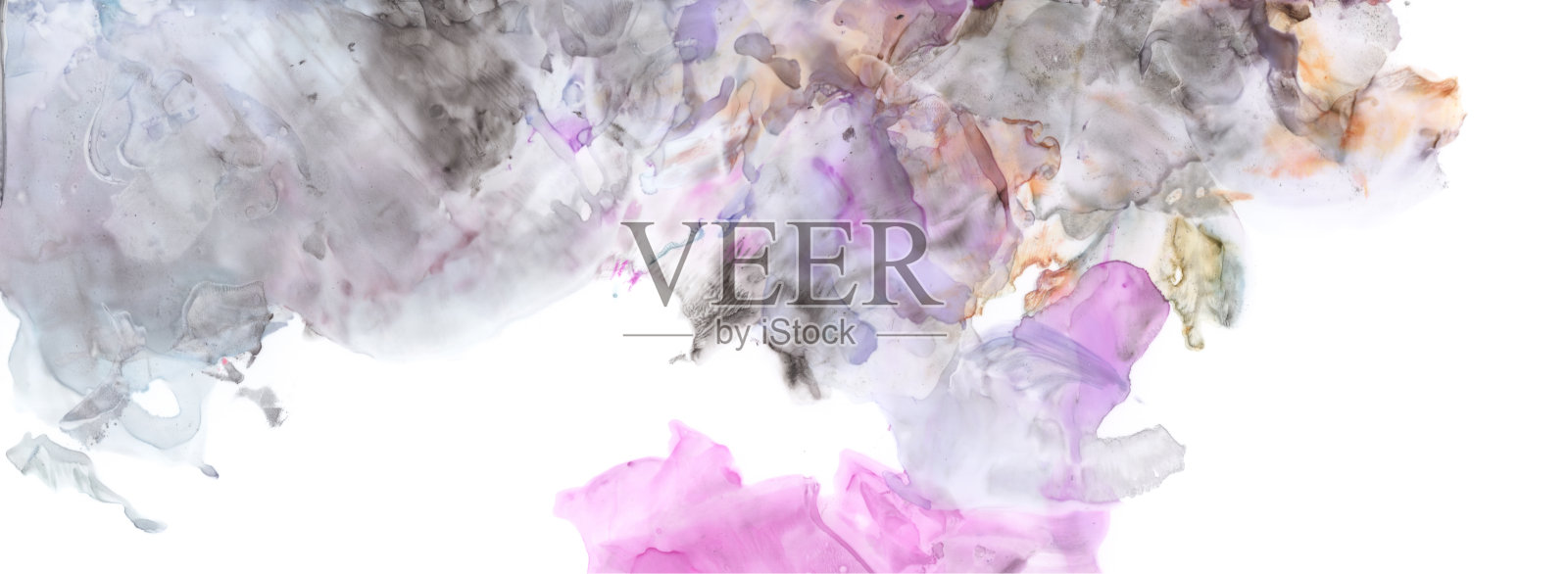 艺术抽象画污点背景。酒精墨水的颜色。大理石纹理。照片摄影图片