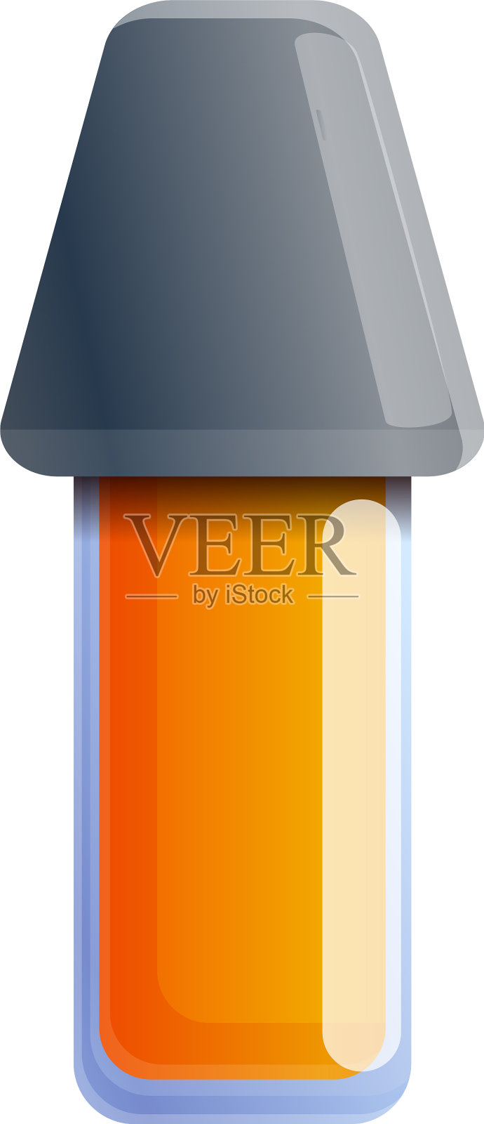 虫胶指甲凝胶图标卡通风格图标素材