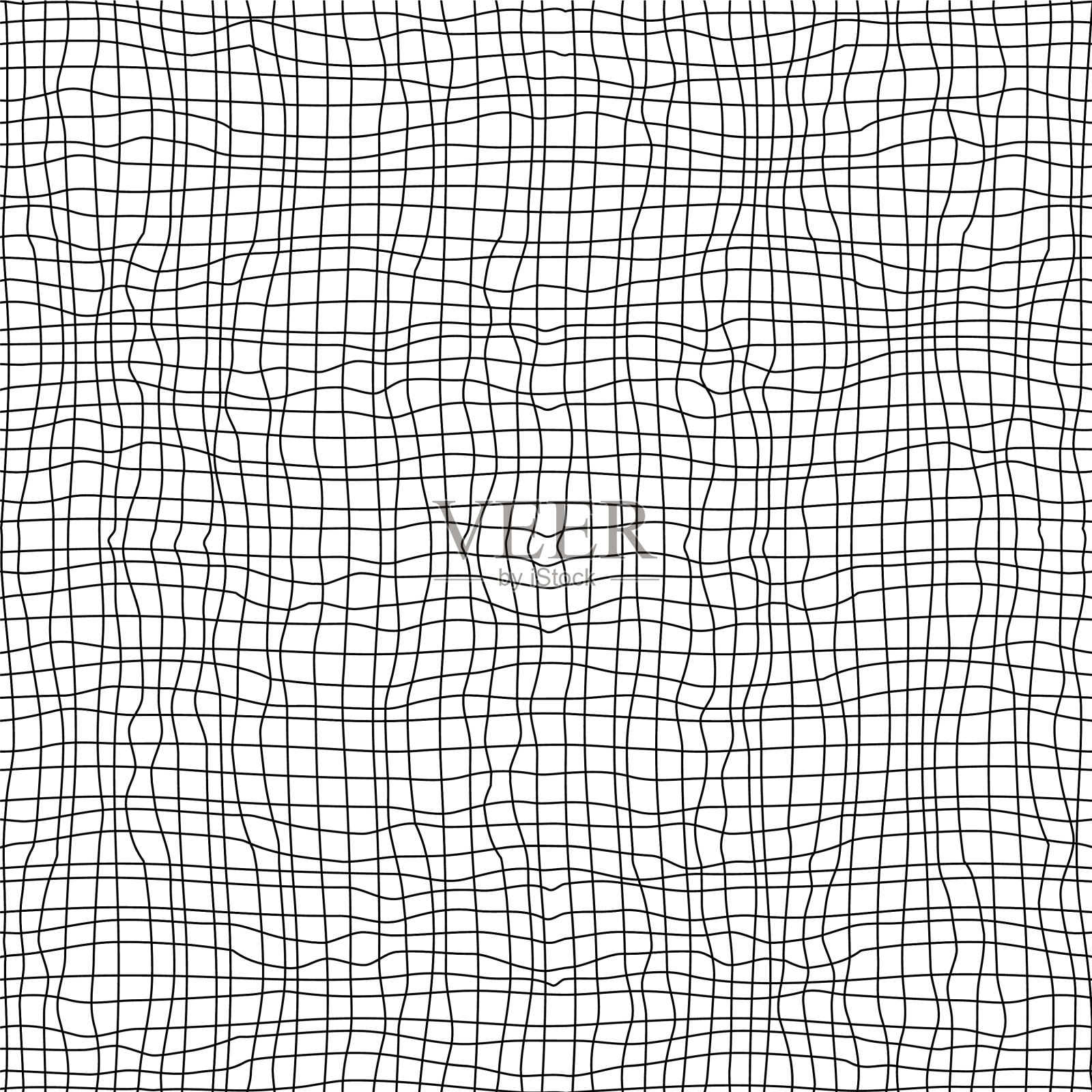 十字波细不均匀线条无缝图案插画图片素材