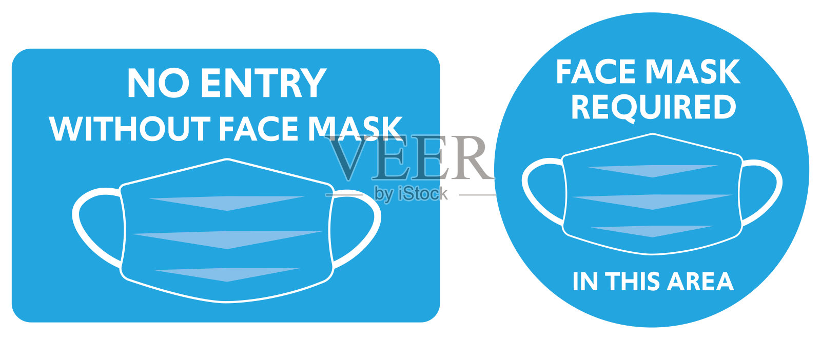 口罩要求符号符号规则向量插画图片素材