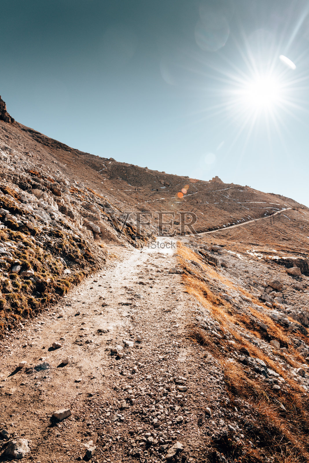 拉瓦雷多景观的三个顶部照片摄影图片