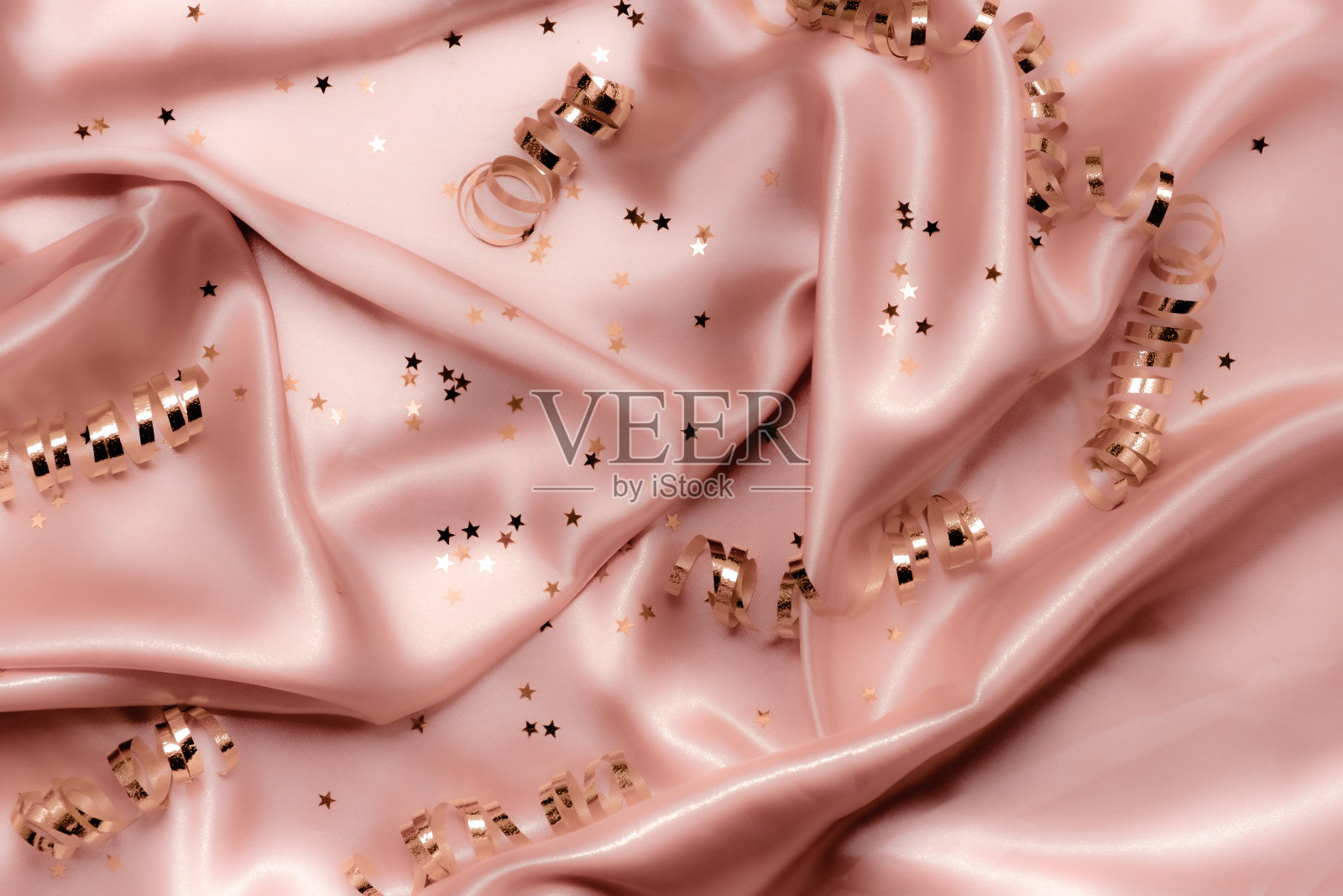 2021抽象节日布料背景。多色时尚的背景。Copyspace顶部水平视图。照片摄影图片