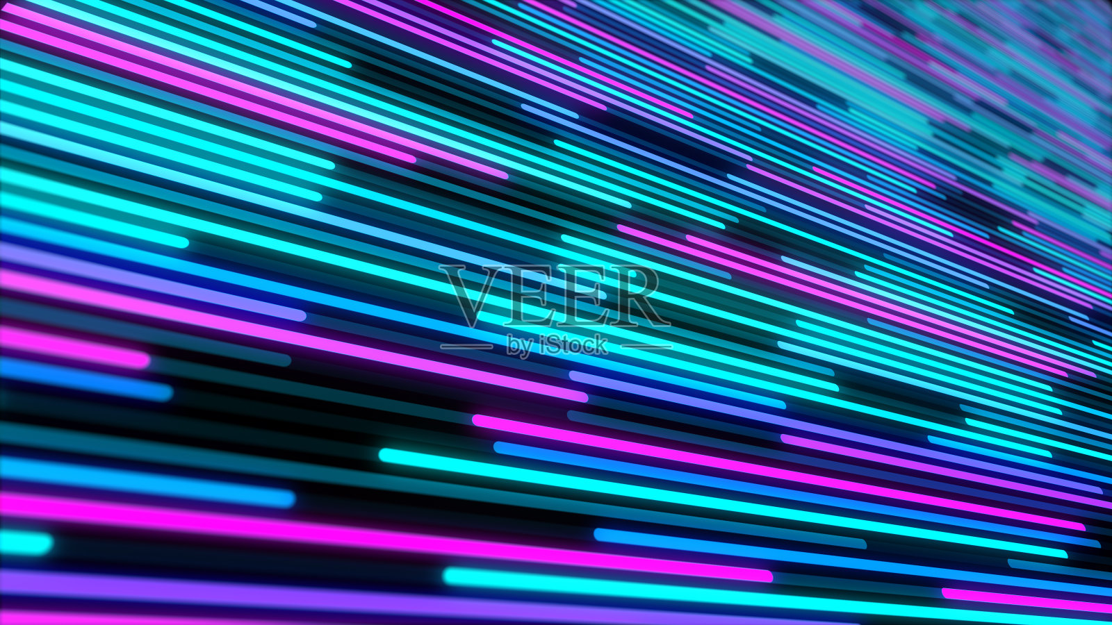 抽象的背景。紫色霓虹线数字彩色线图案照片摄影图片