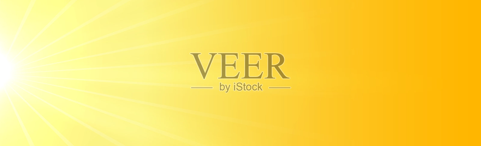 明亮的太阳在黄色的背景-插图插画图片素材