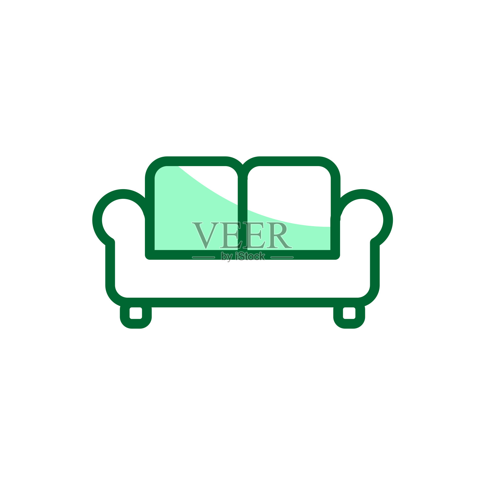 沙发插画图片素材