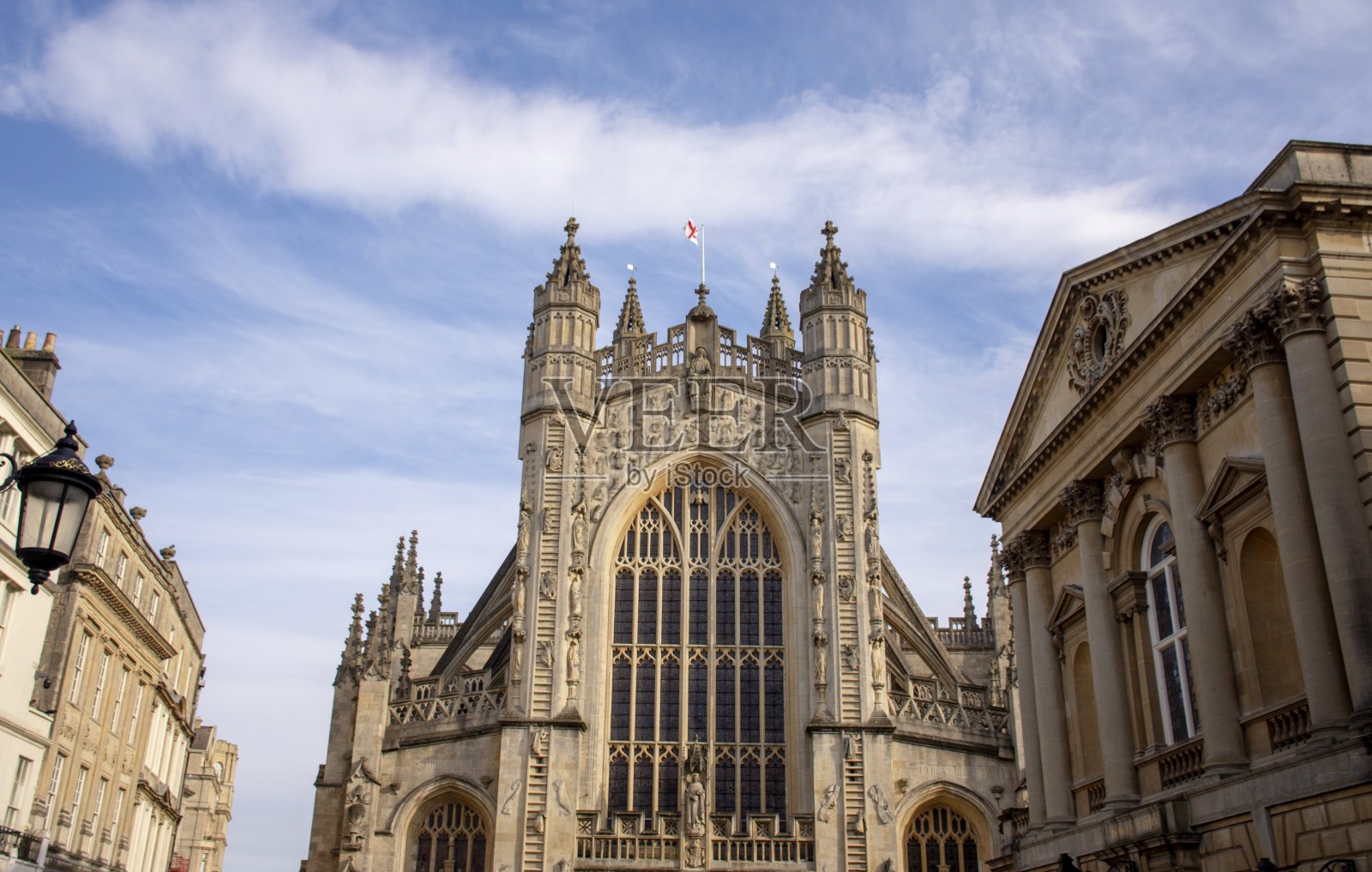 英国巴斯市的古老历史建筑照片摄影图片