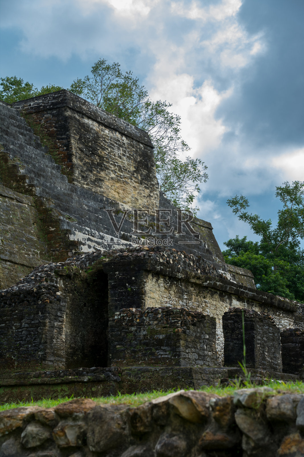 古玛雅阿尔金哈遗址照片摄影图片