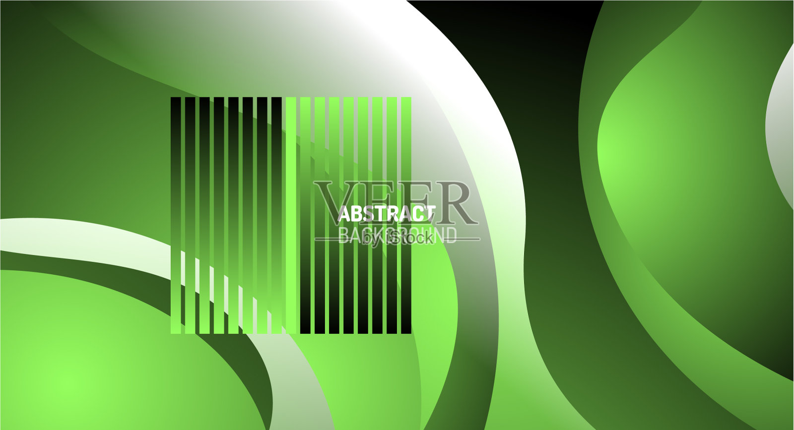 波浪型流体梯度抽象线条插画图片素材