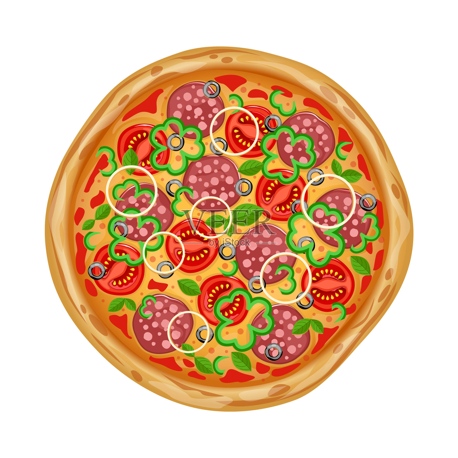 比萨意大利快餐设计元素图片