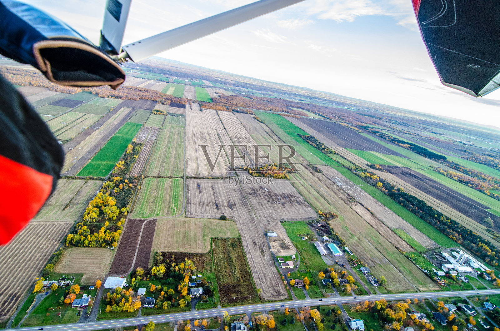 从超轻型飞机鸟瞰图照片摄影图片
