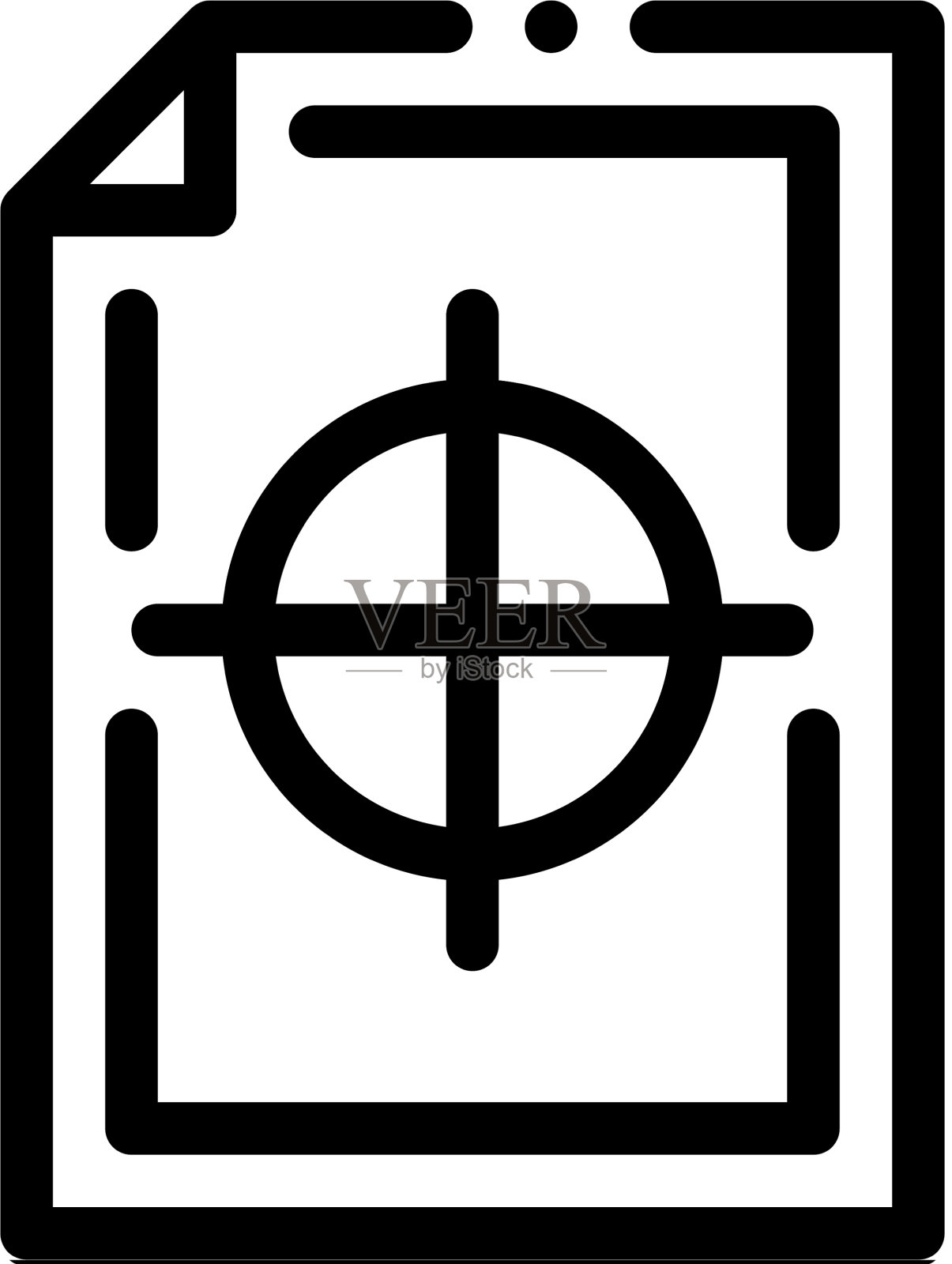 彩色油墨表图标轮廓图标素材