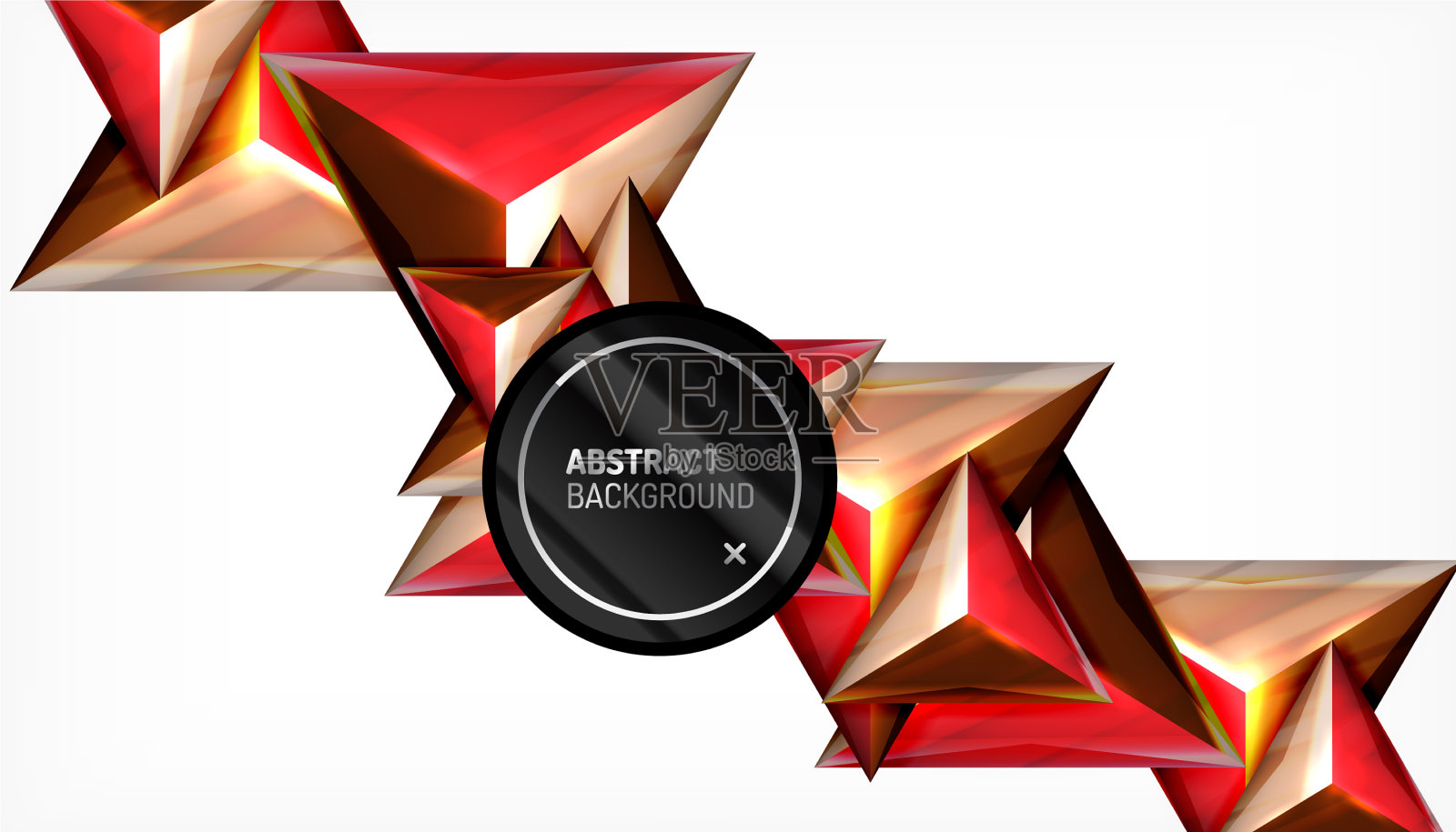 三角形几何抽象背景插画图片素材